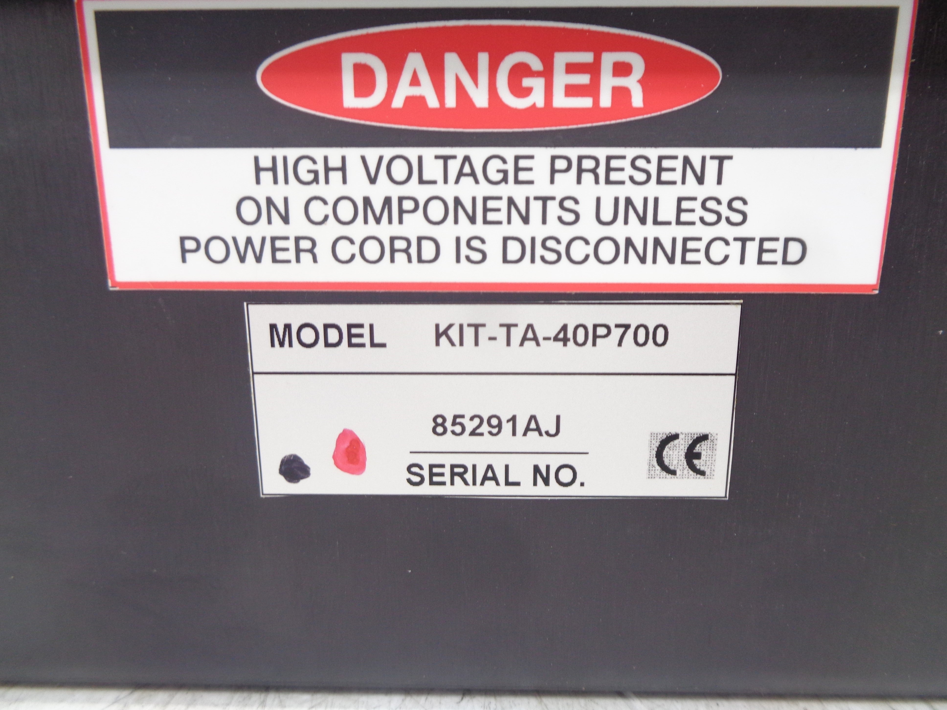 ULTRASONICS KIT-TA-40P700 (AS PICTURED) UNMP