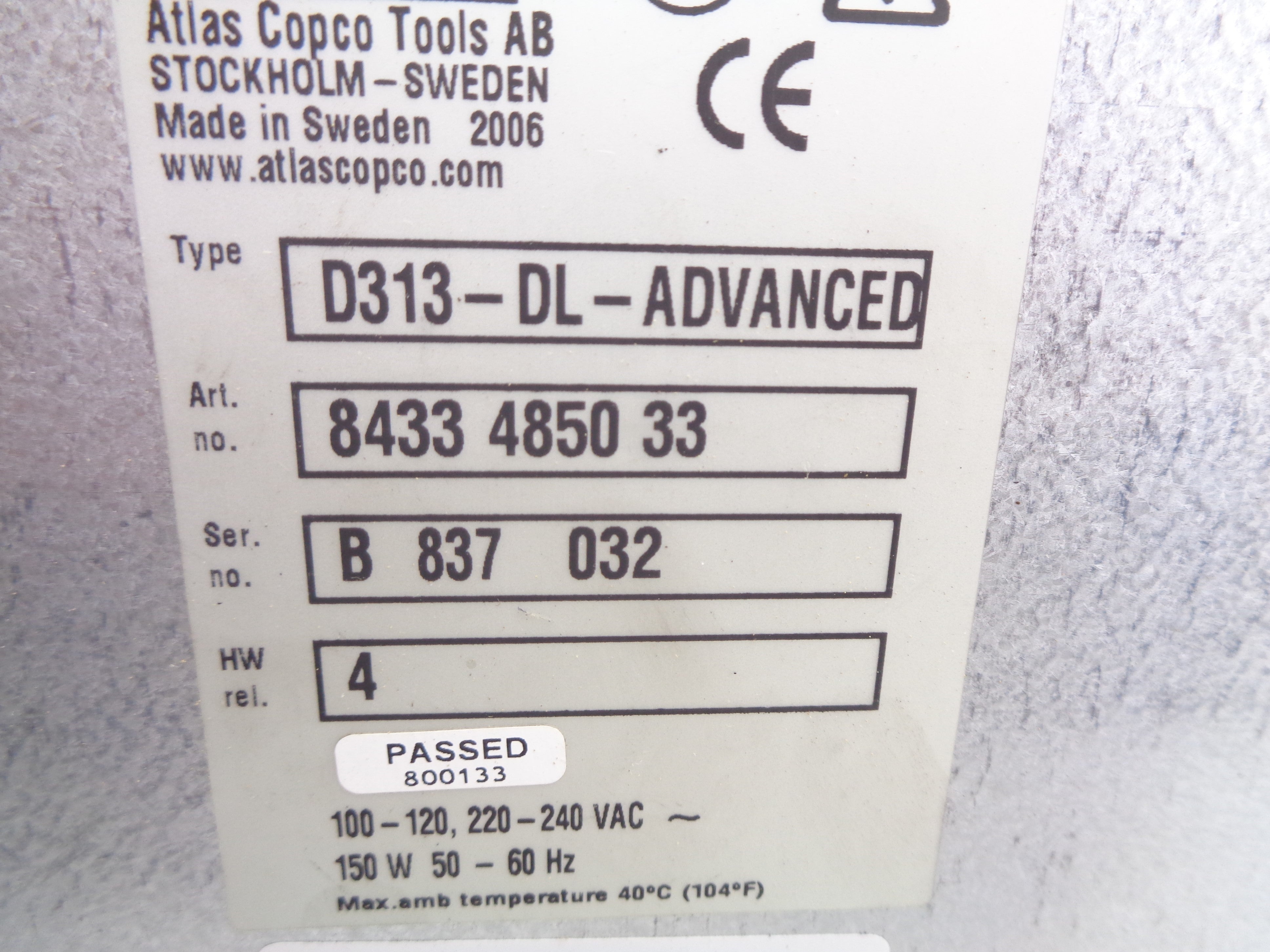 ATLAS COPCO D313-DL-ADVANCED NSNP