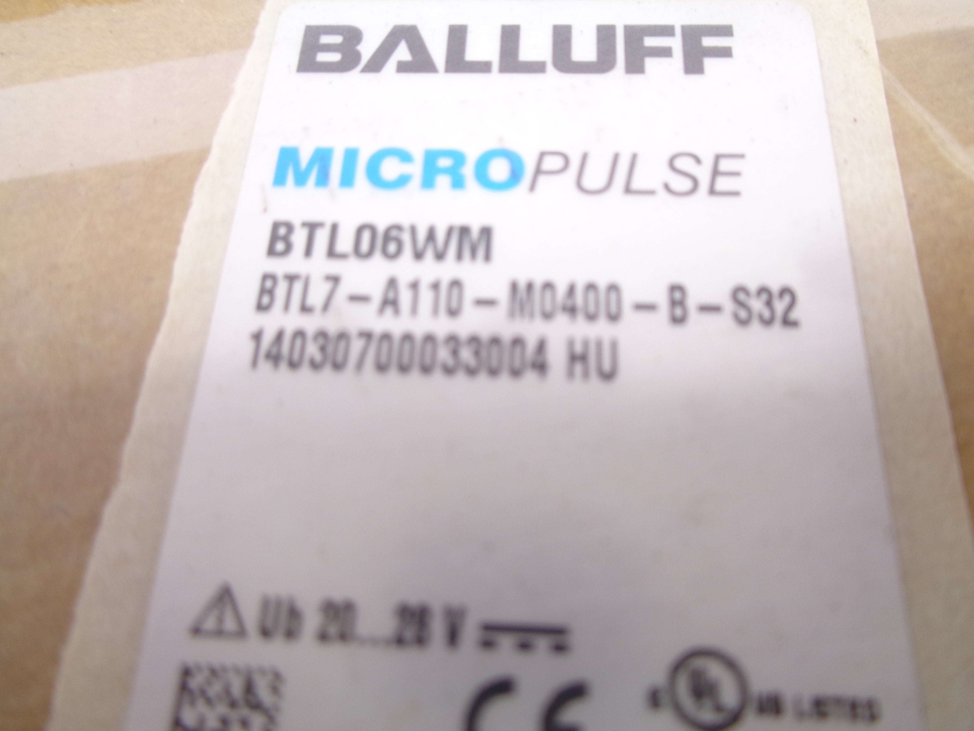 BALLUFF BTL06WM BTL7-AA10-M0400-B-S32 NSMP