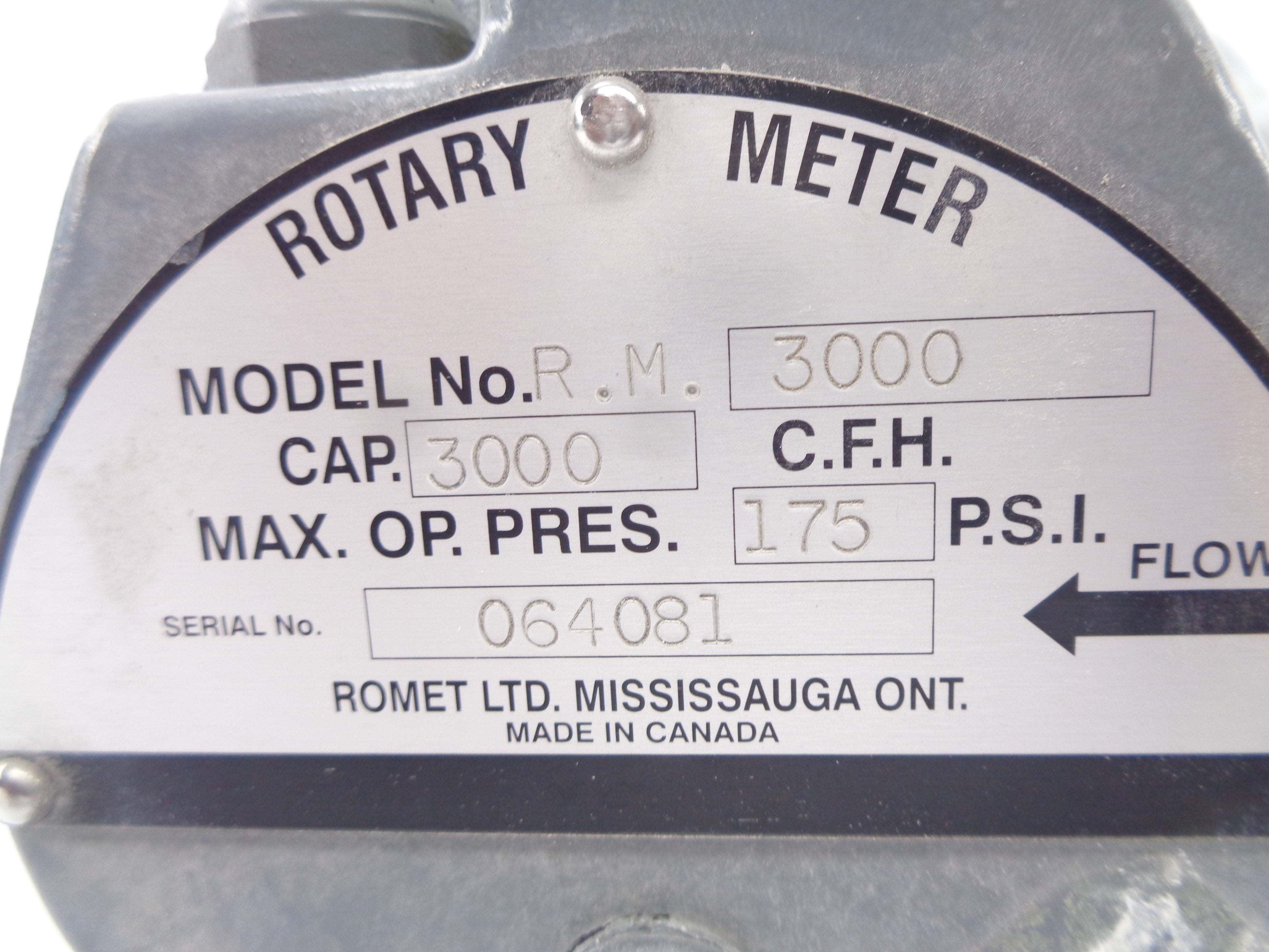 ROMET RM3000 175PSI NSNP