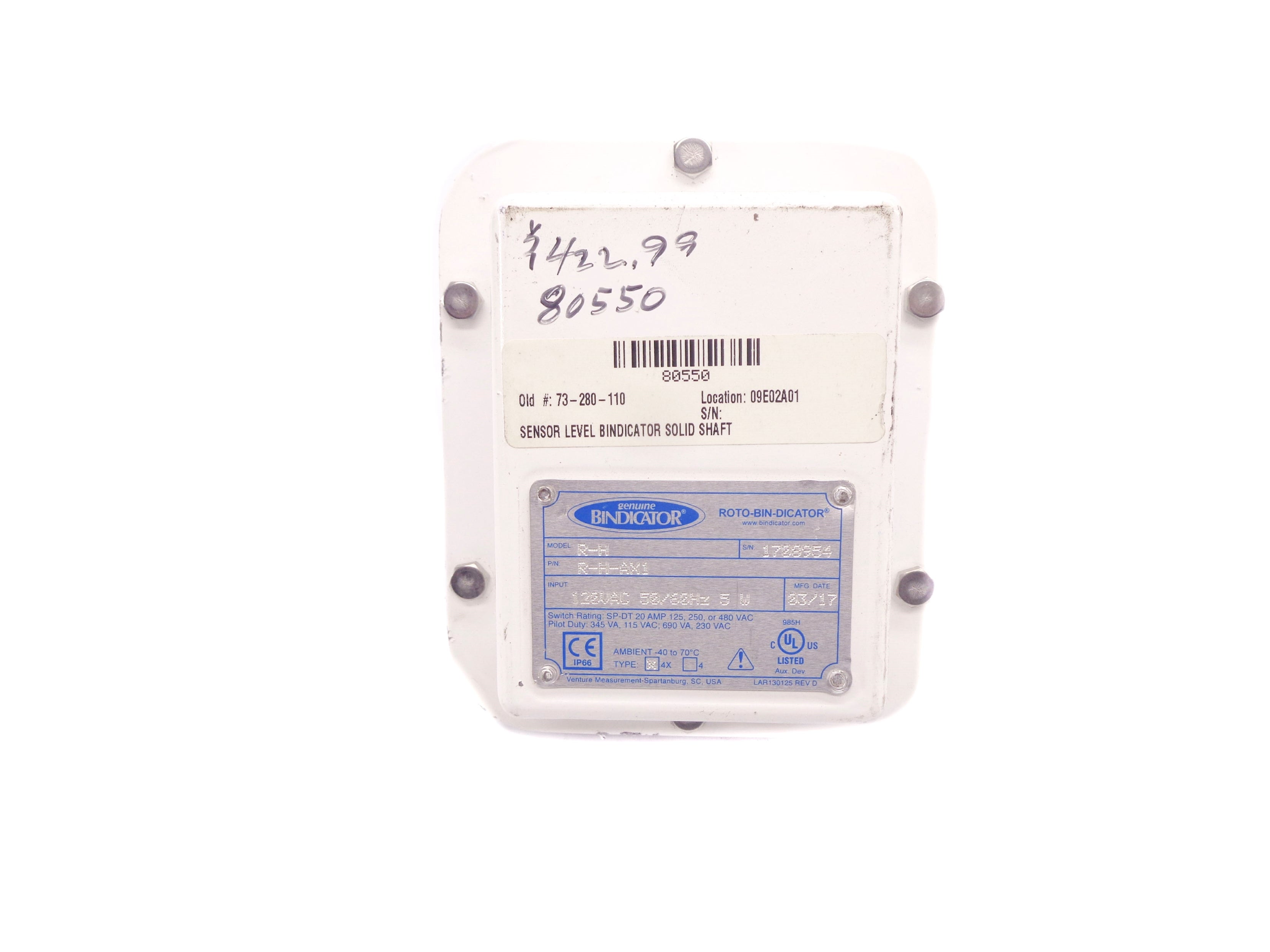 BINDICATOR R-H-AX1 UNMP