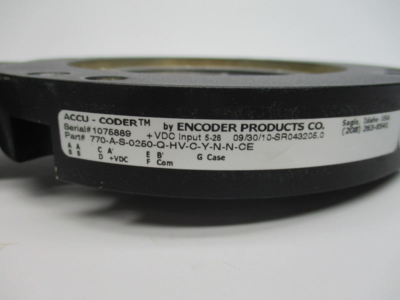 ENCODER PRODUCTS  770-A-S0250-Q-HV-C-Y-N-N-CEACCU UNMP