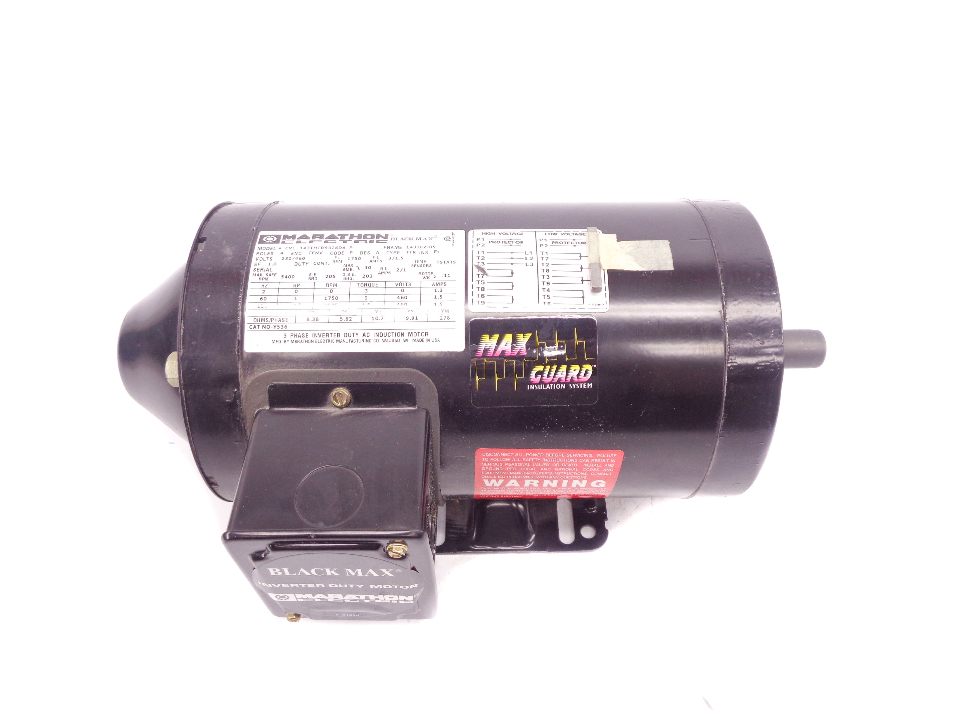 MARATHON ELECTRIC CVL143THTR5326DA NSNP