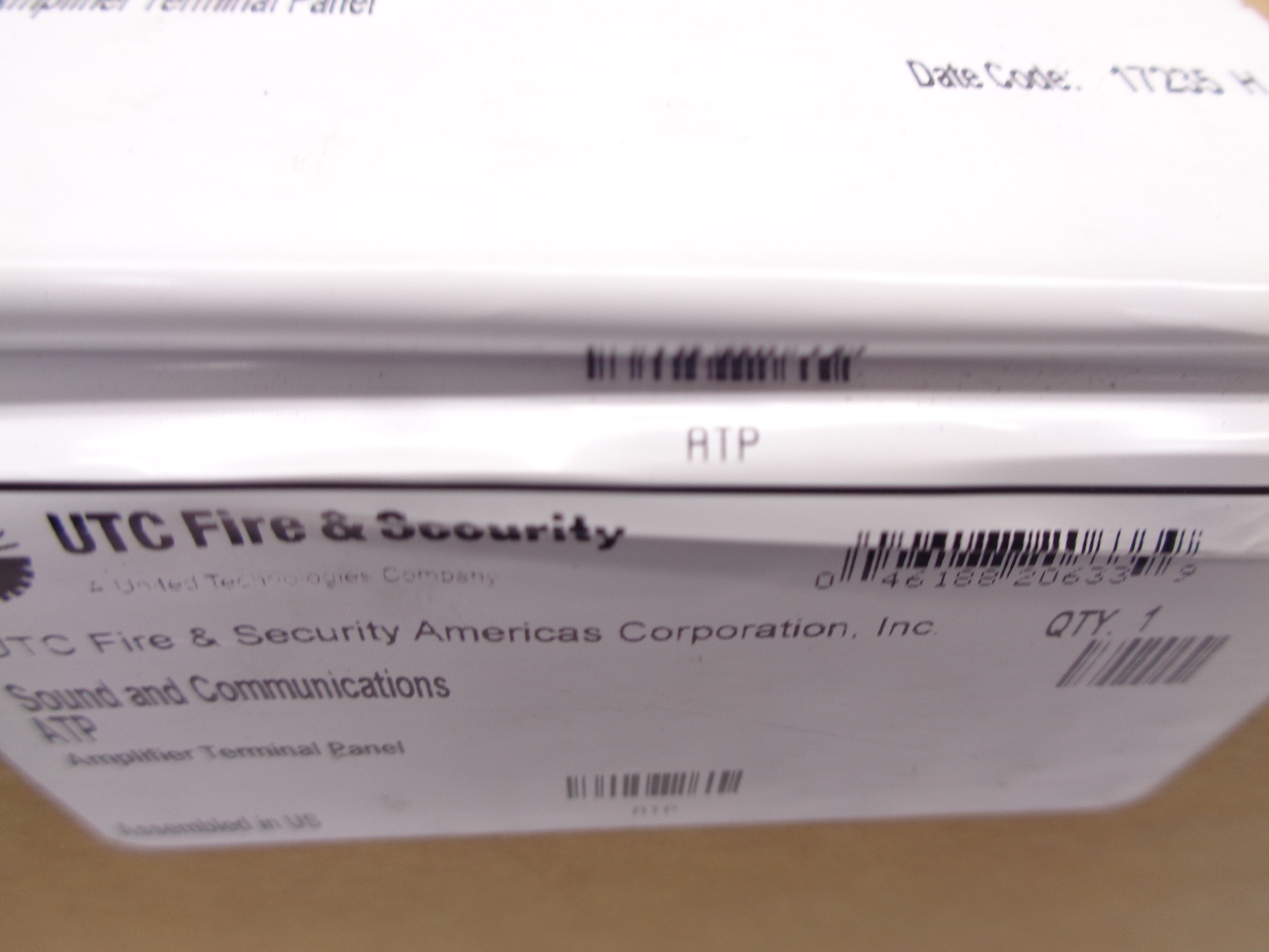 UTC FIRE & SECURITY ATP NSFS
