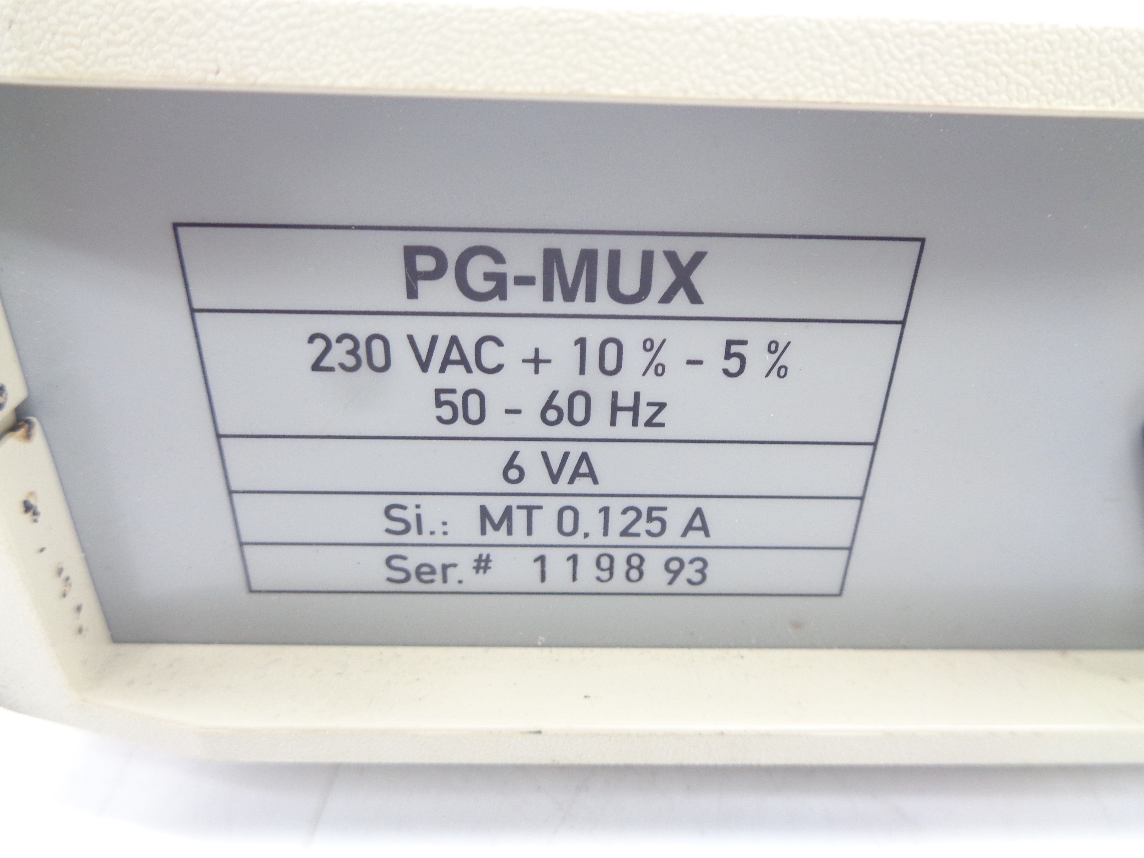PROCESS-INFORMATIK PG-MUX UNMP