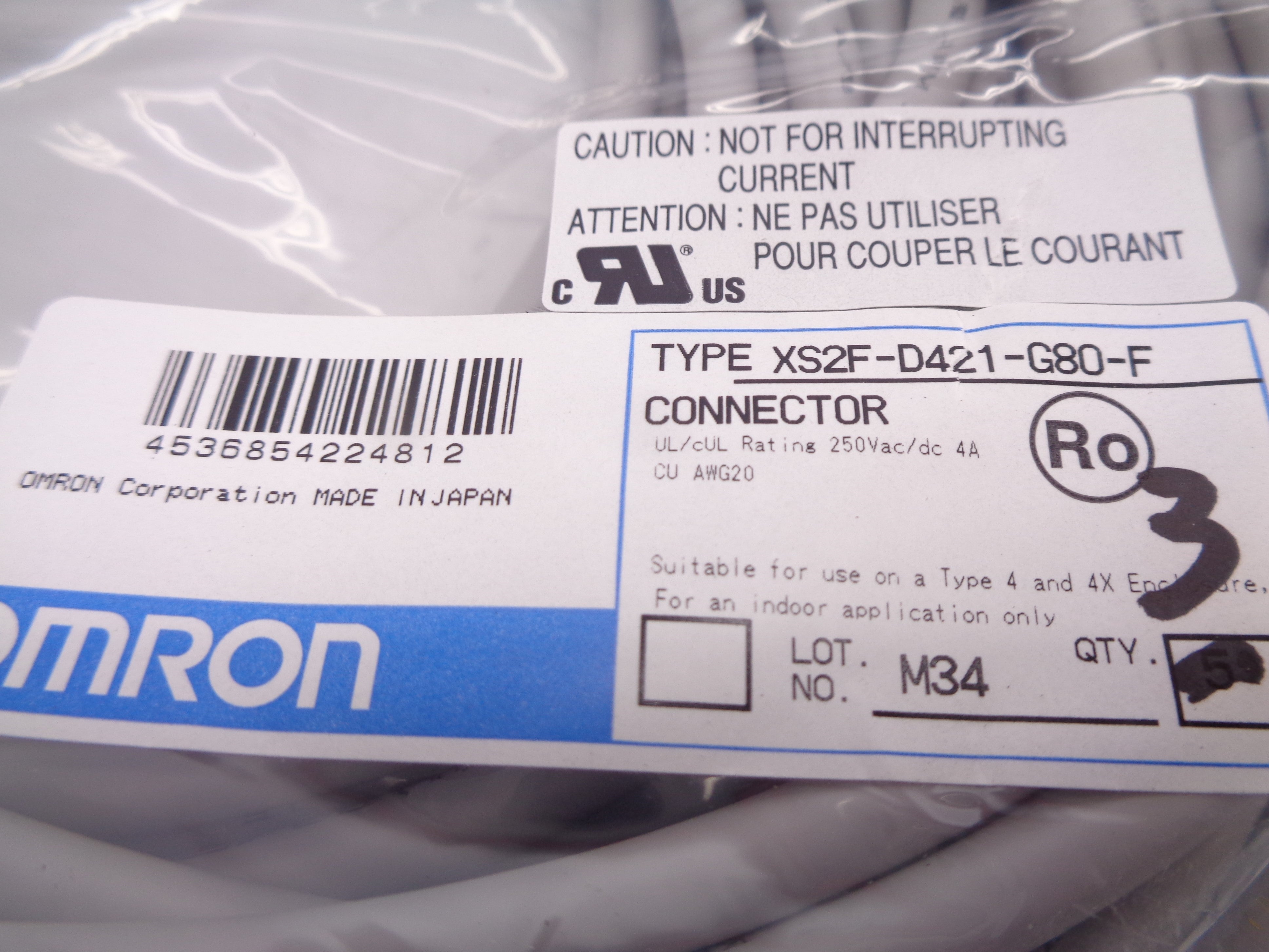 OMRON XS2F-D421-G80-F NSMP