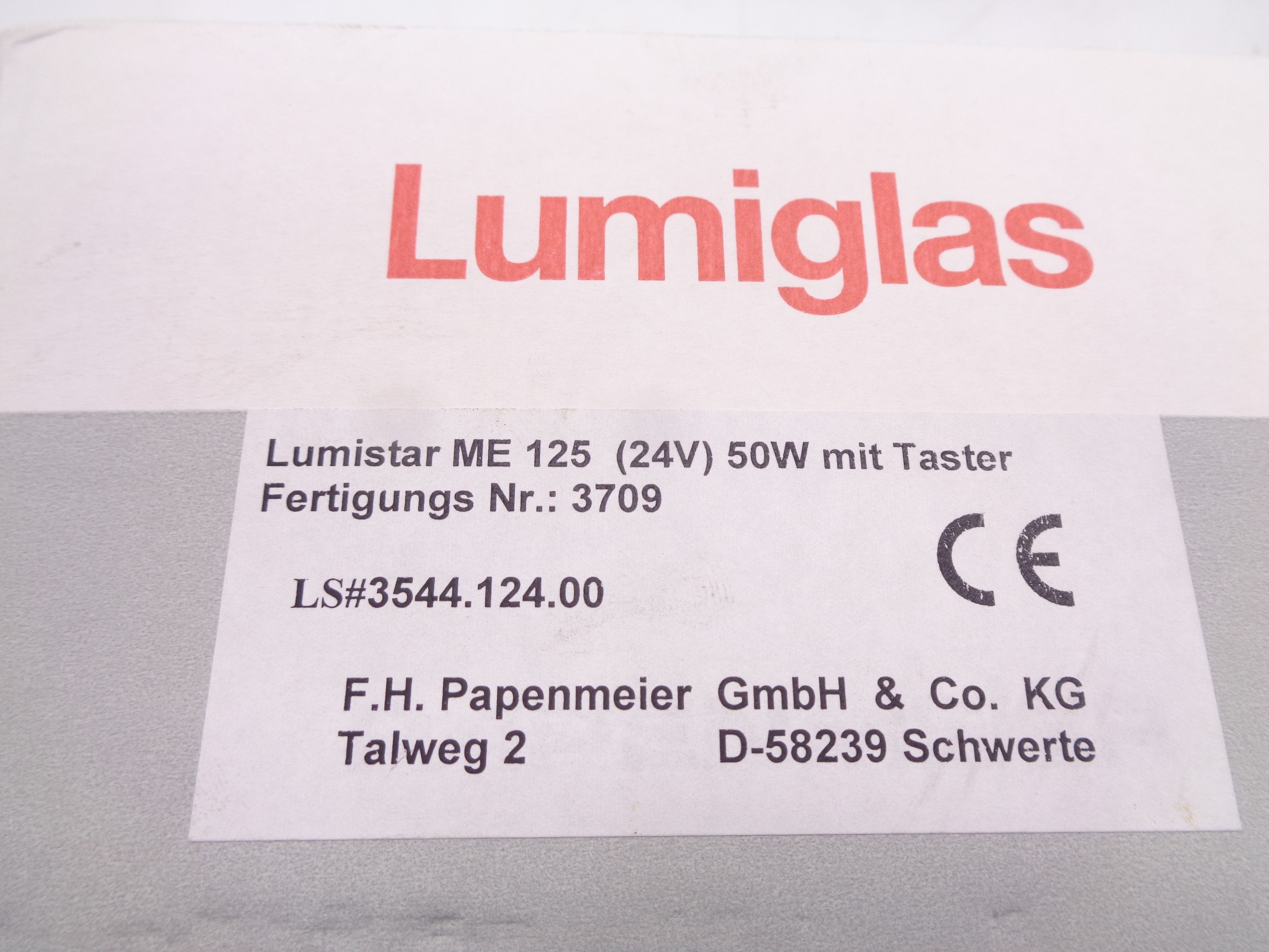 LUMIGLAS ME125 3709 NSMP