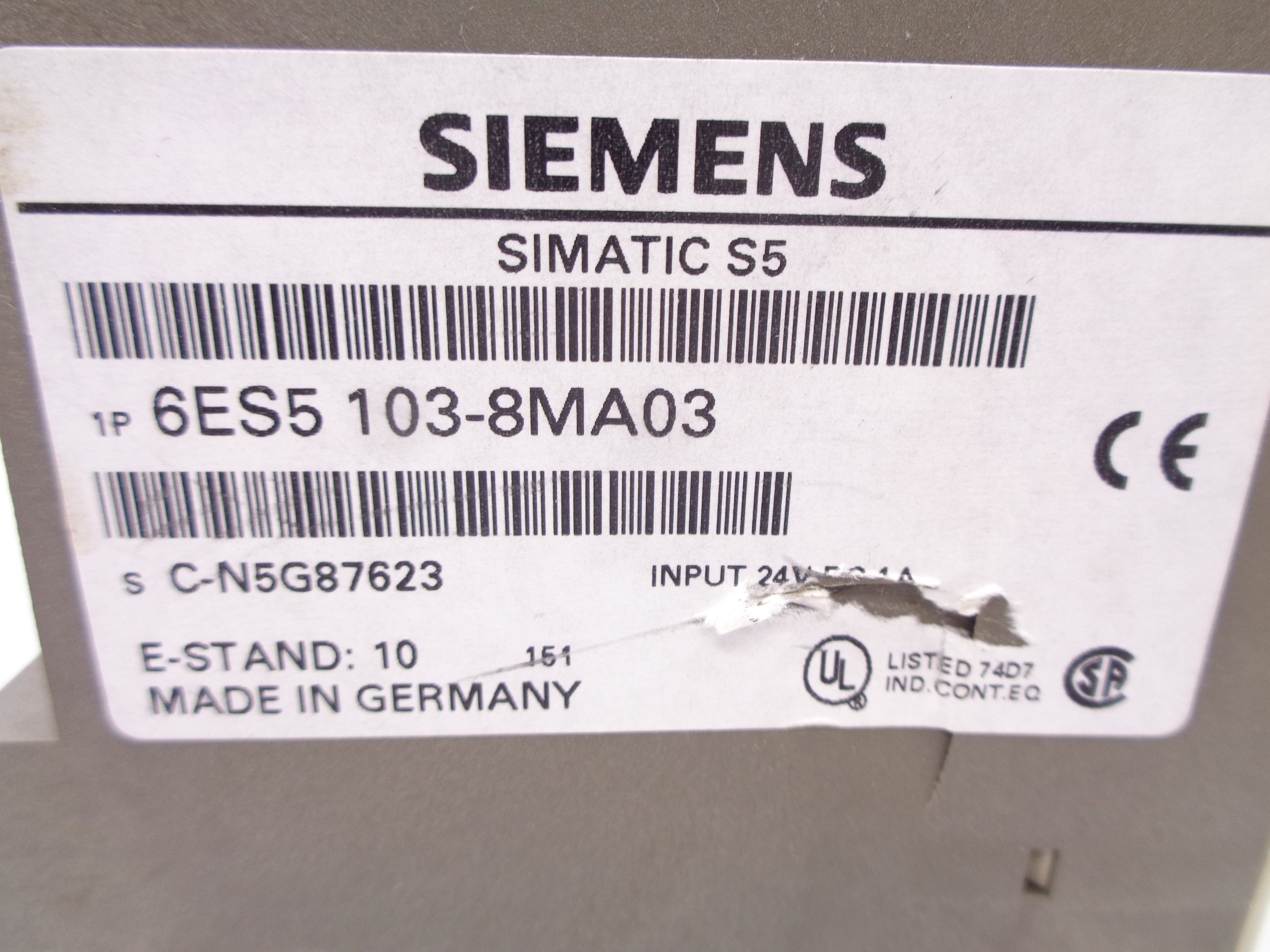 SIEMENS 6ES5103-8MA03 NSNP