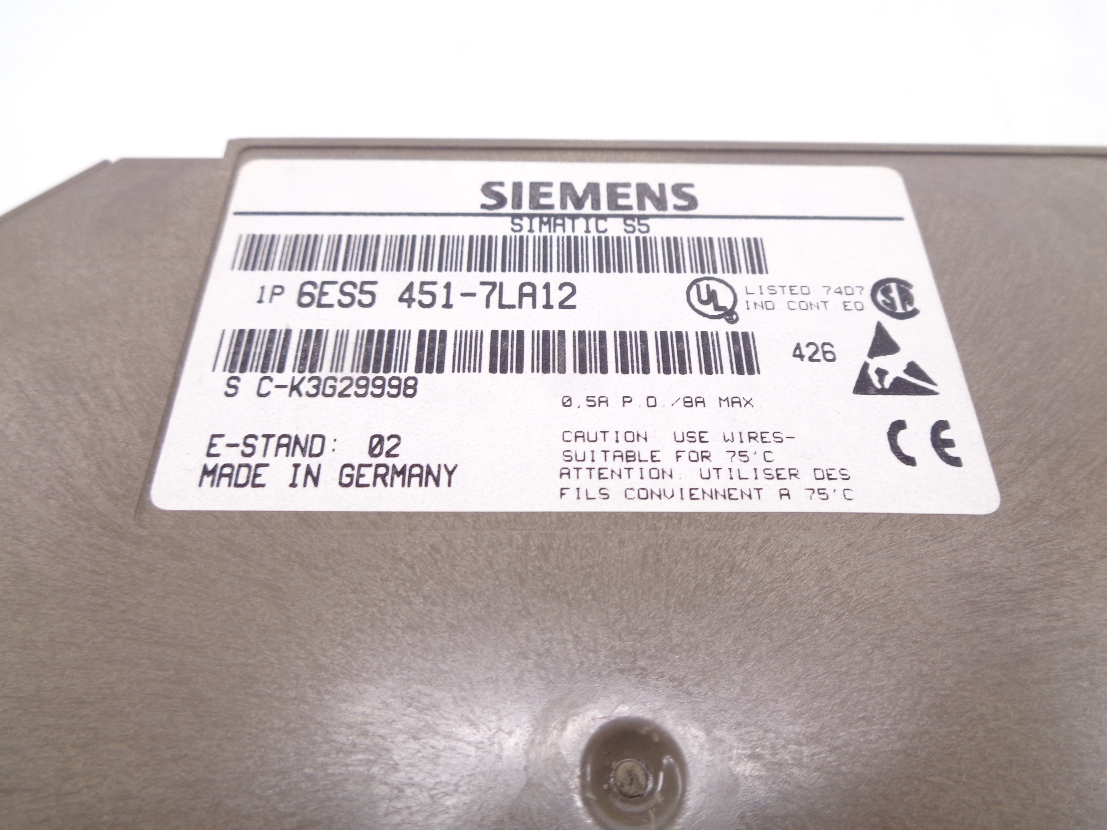 SIEMENS 6ES5451-7LA12 NSNP