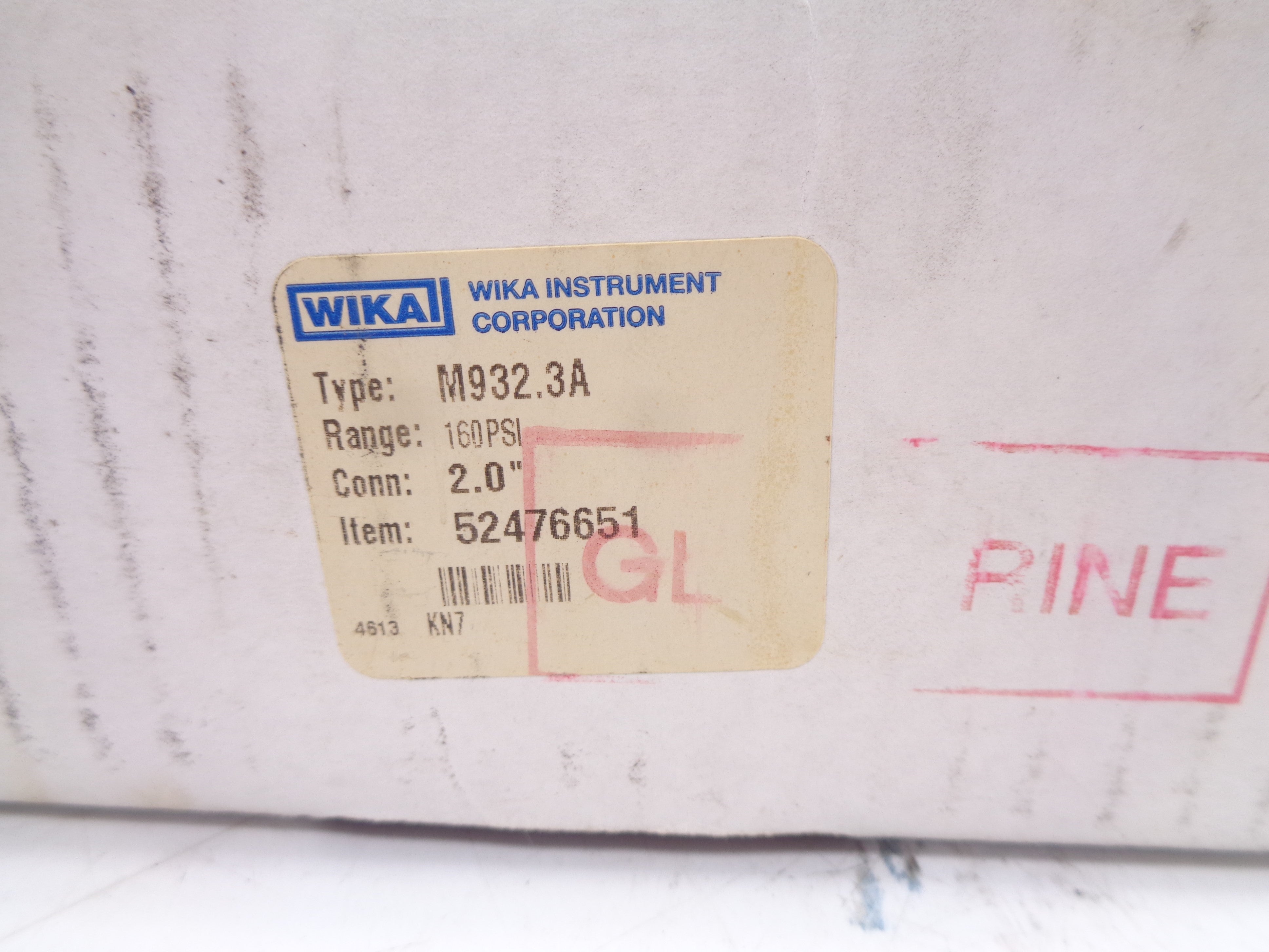 WIKA 52476651 0-160PSI NSMP