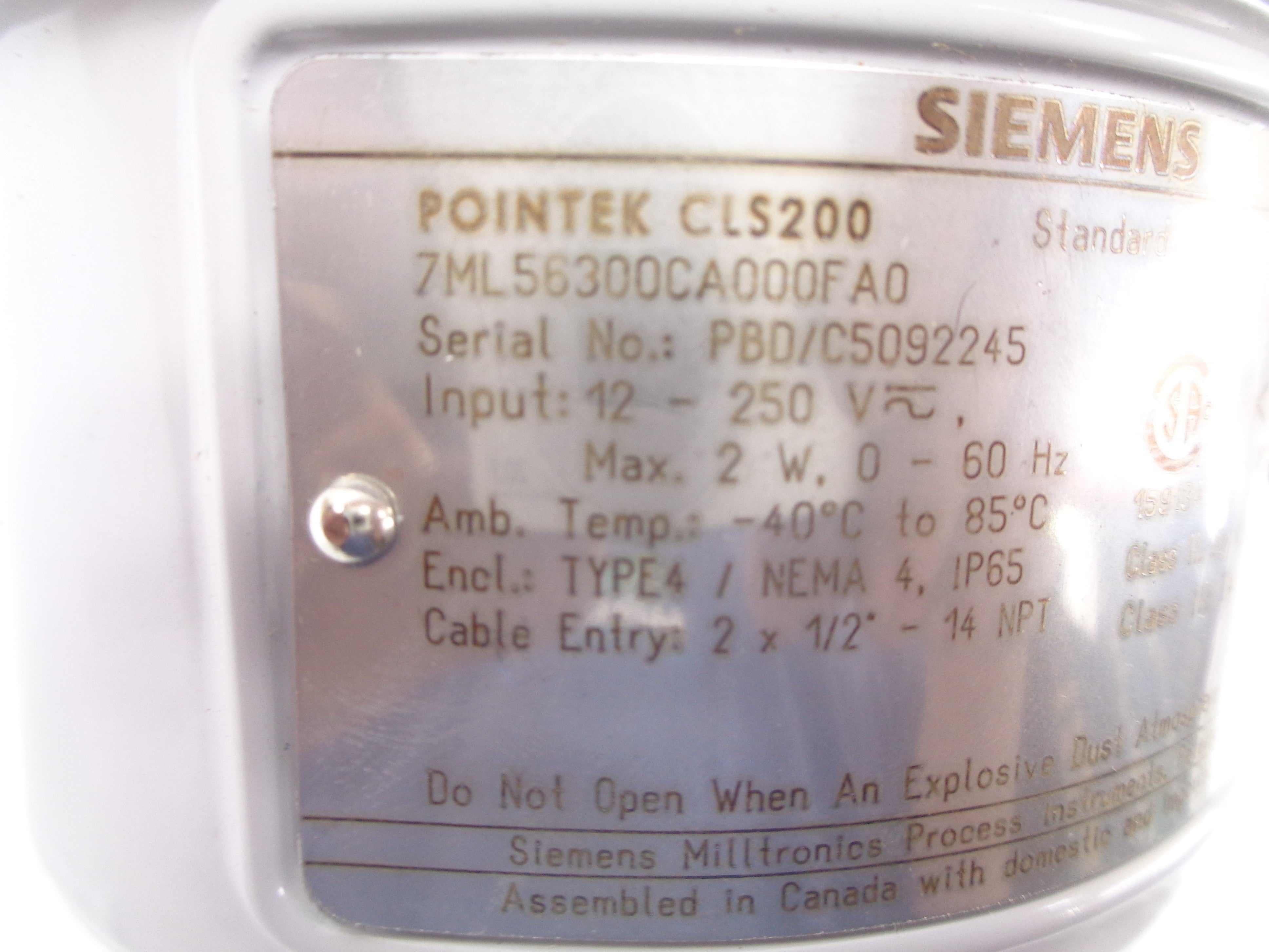 SIEMENS 7ML56300CA000FA0 NSMP