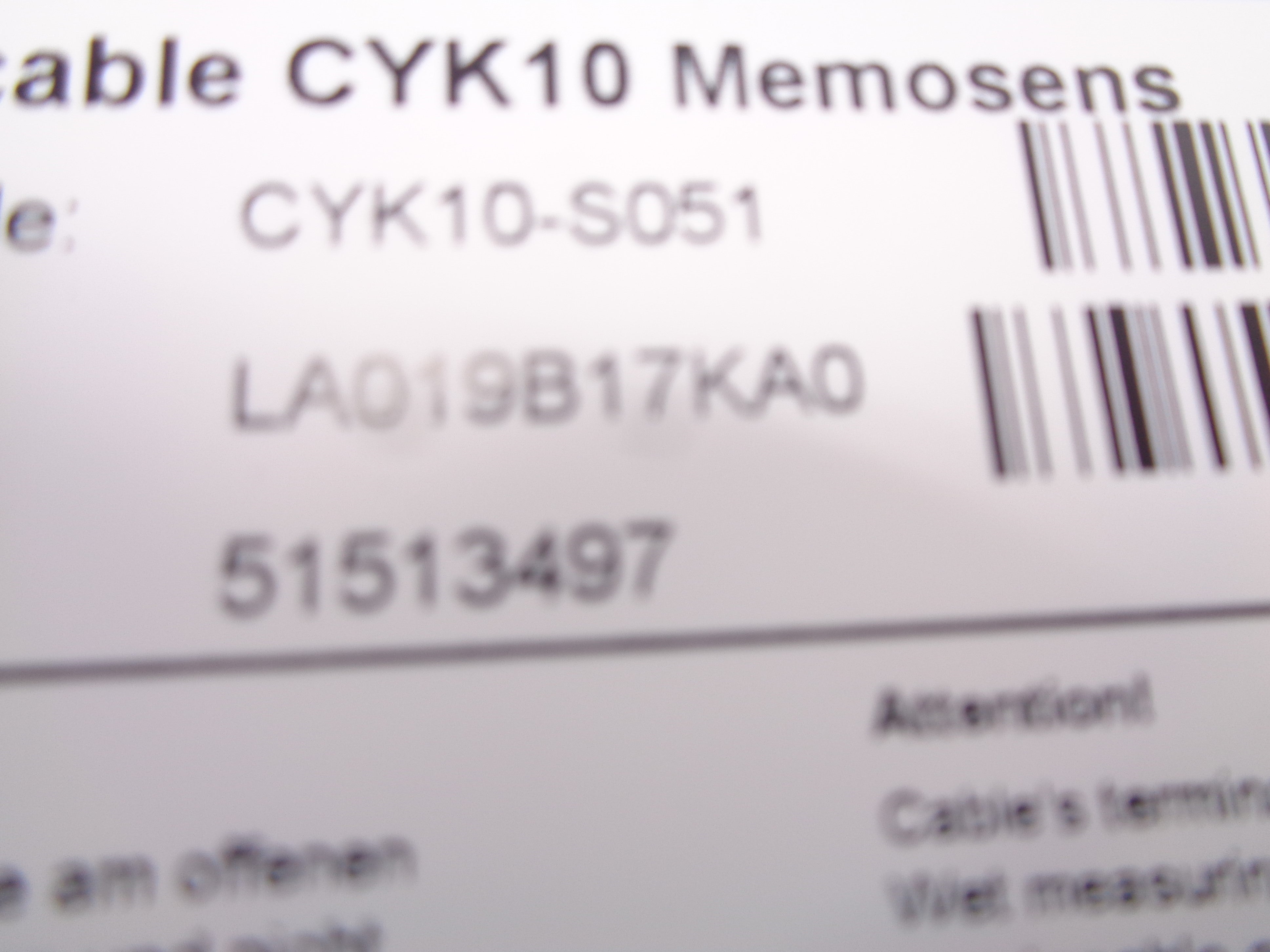 ENDRESS+HAUSER CYK10-S051 NSNP