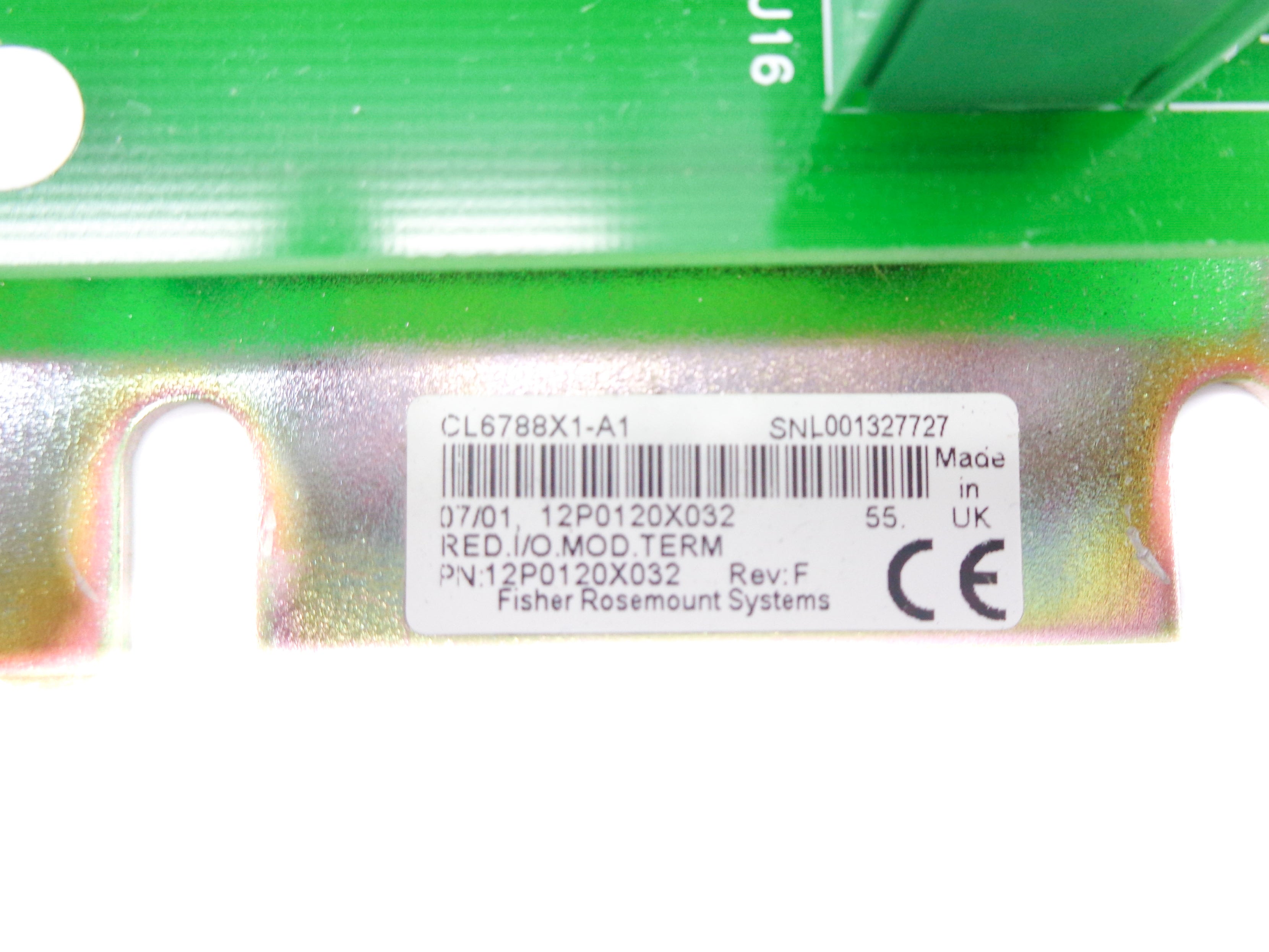 FISHER ROSEMOUNT CL6788X1-A1 UNMP