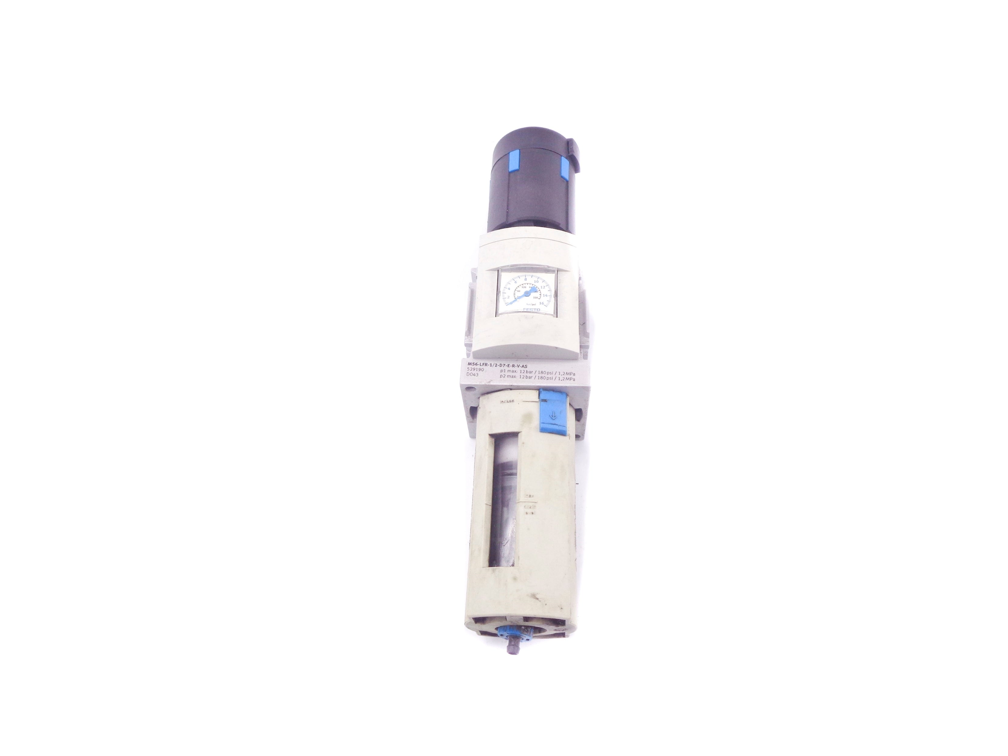 FESTO MS6-LFR-1/2-D7-E-R-V-AS 529190 180PSI UNMP
