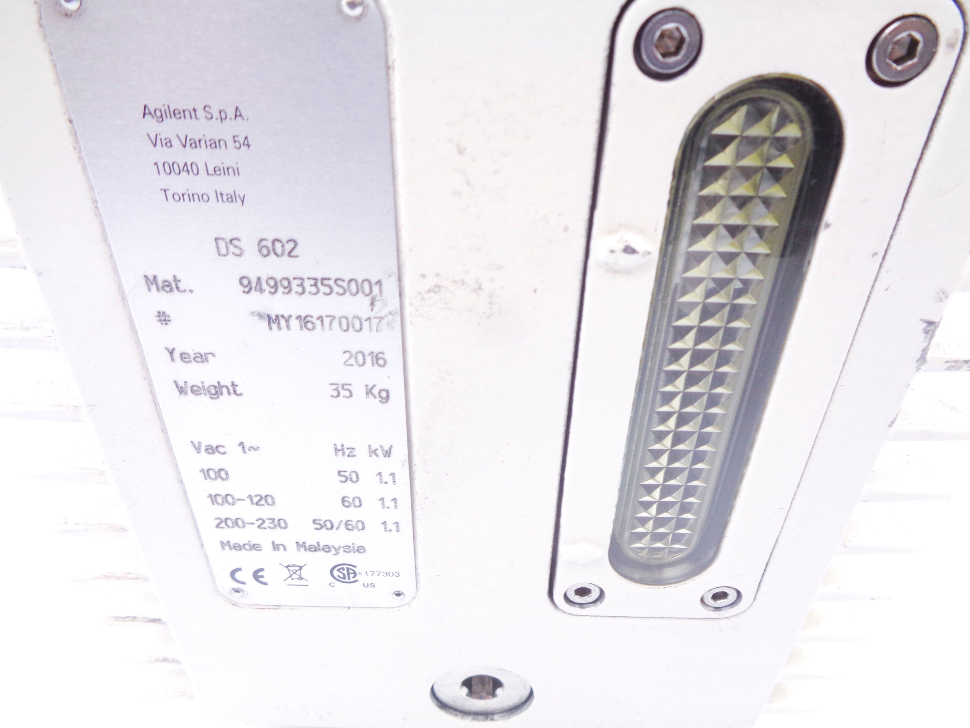 AGILENT DS602 9499335S001 UNMP