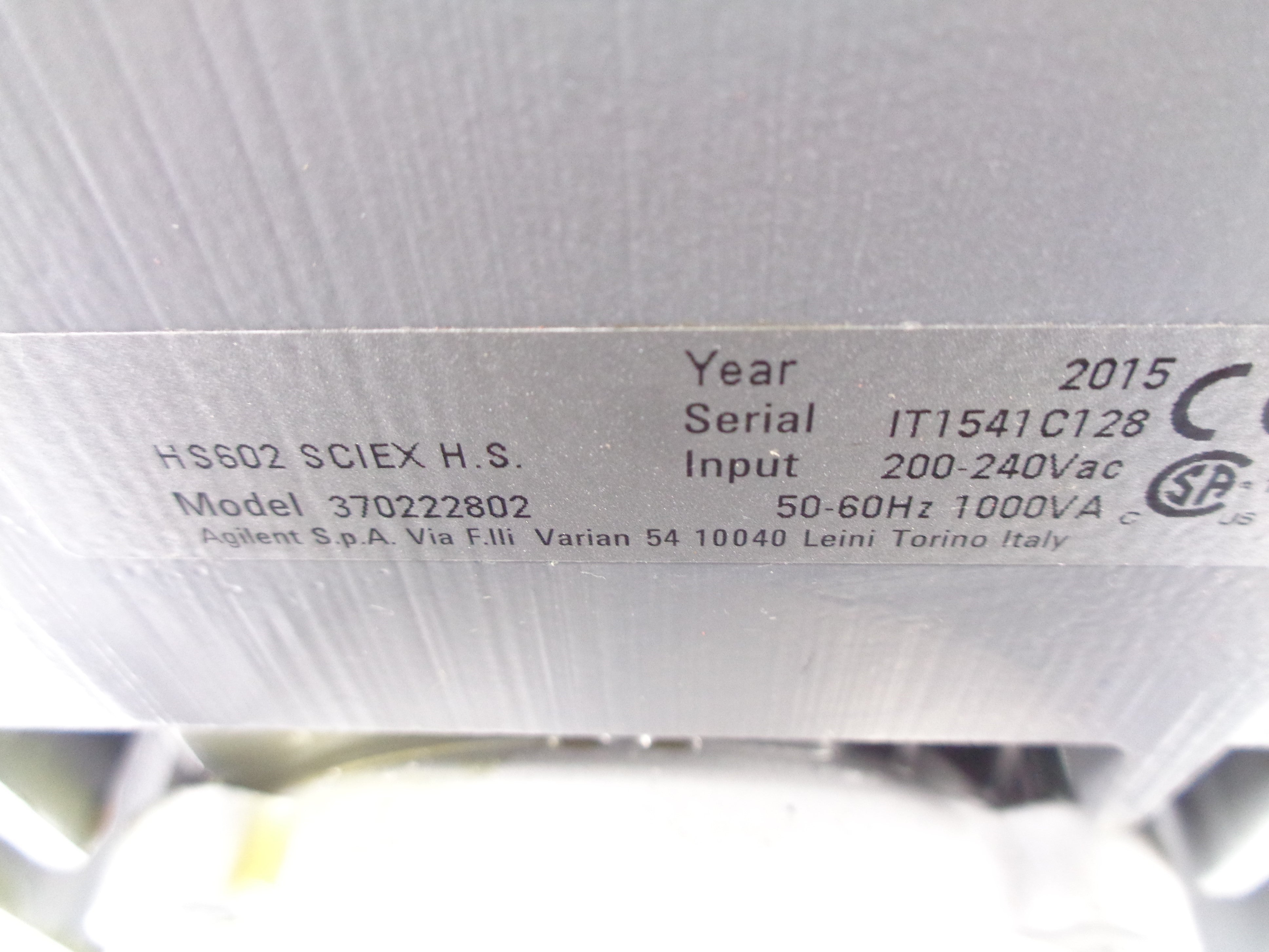 AGILENT HS602 EX8499365R002 UNMP