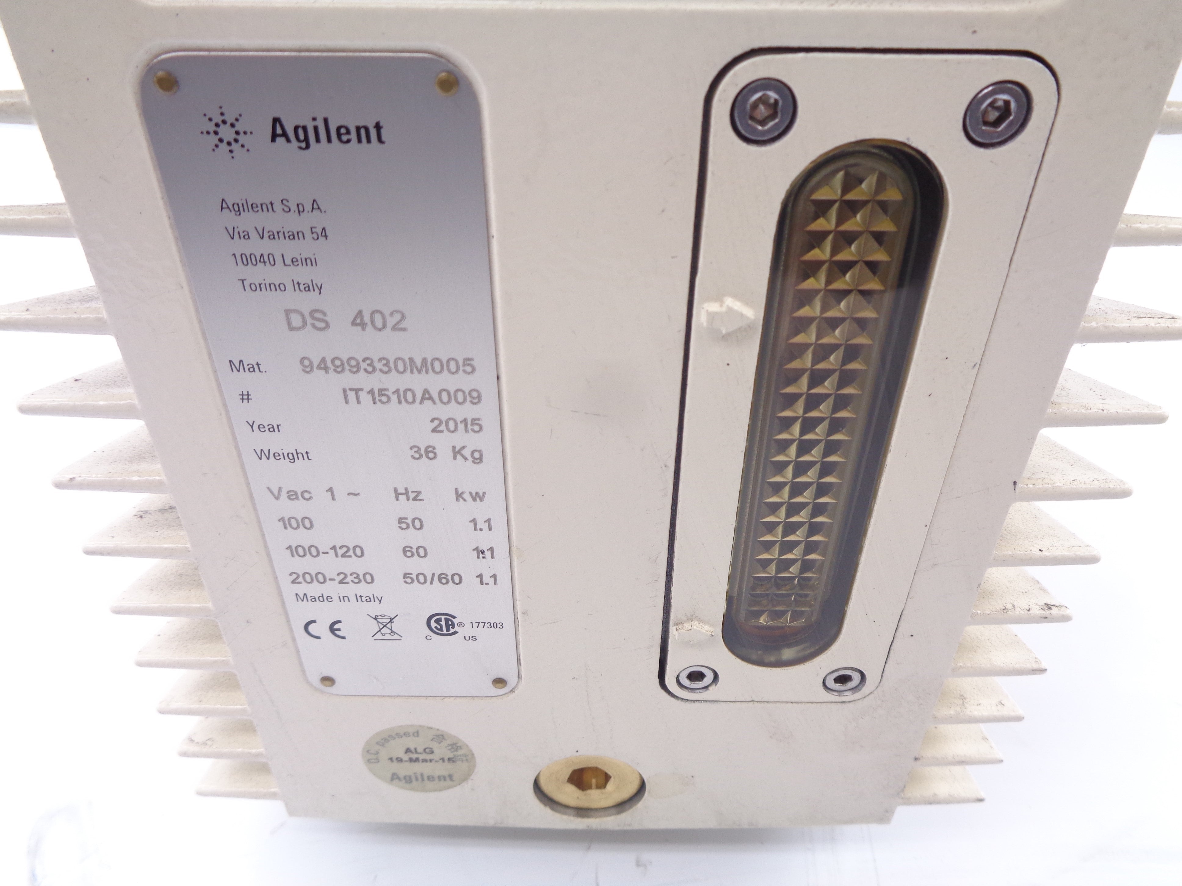 AGILENT DS402 9499330M005 UNMP