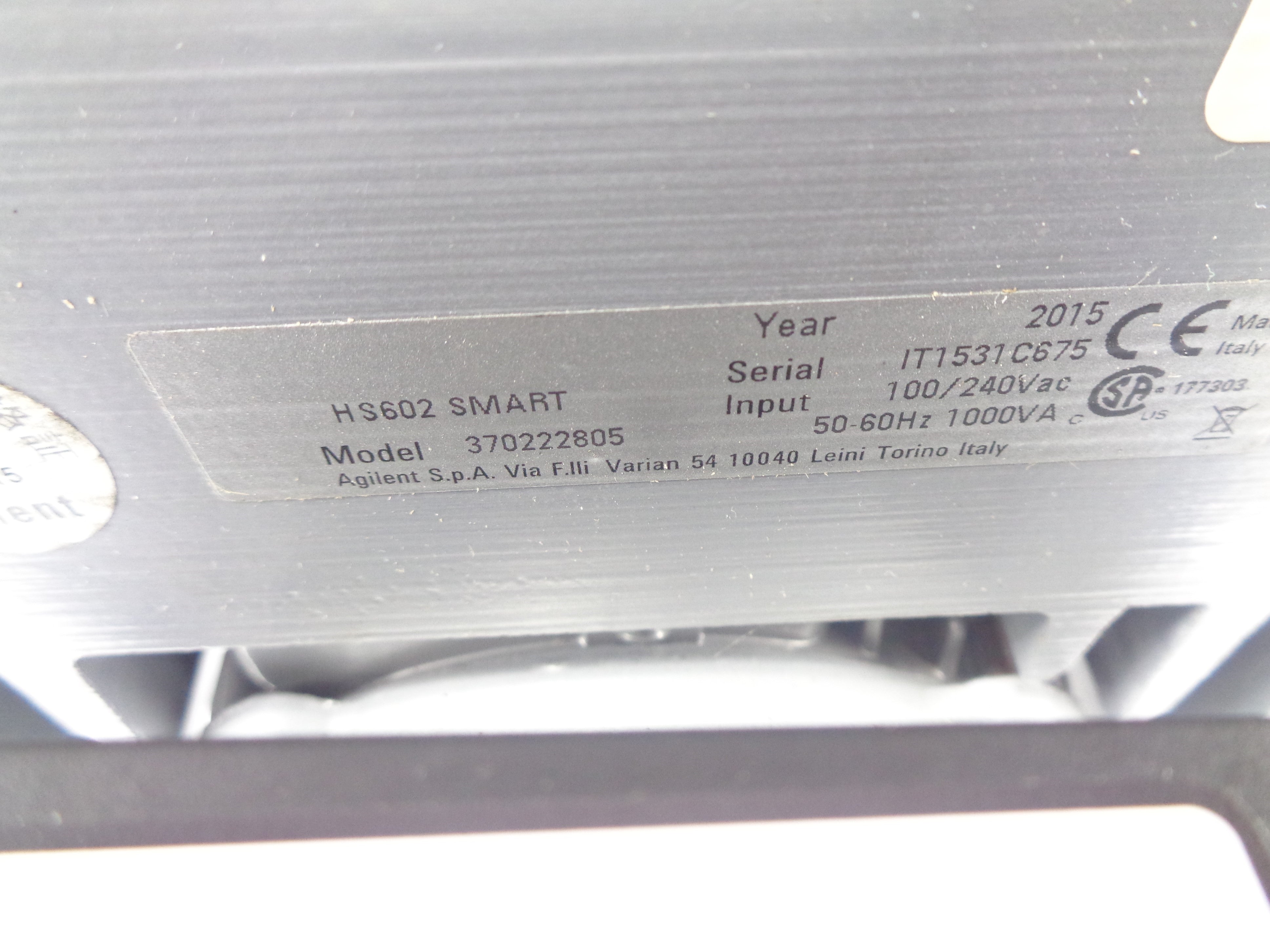 AGILENT HS602 7499365R005 UNMP