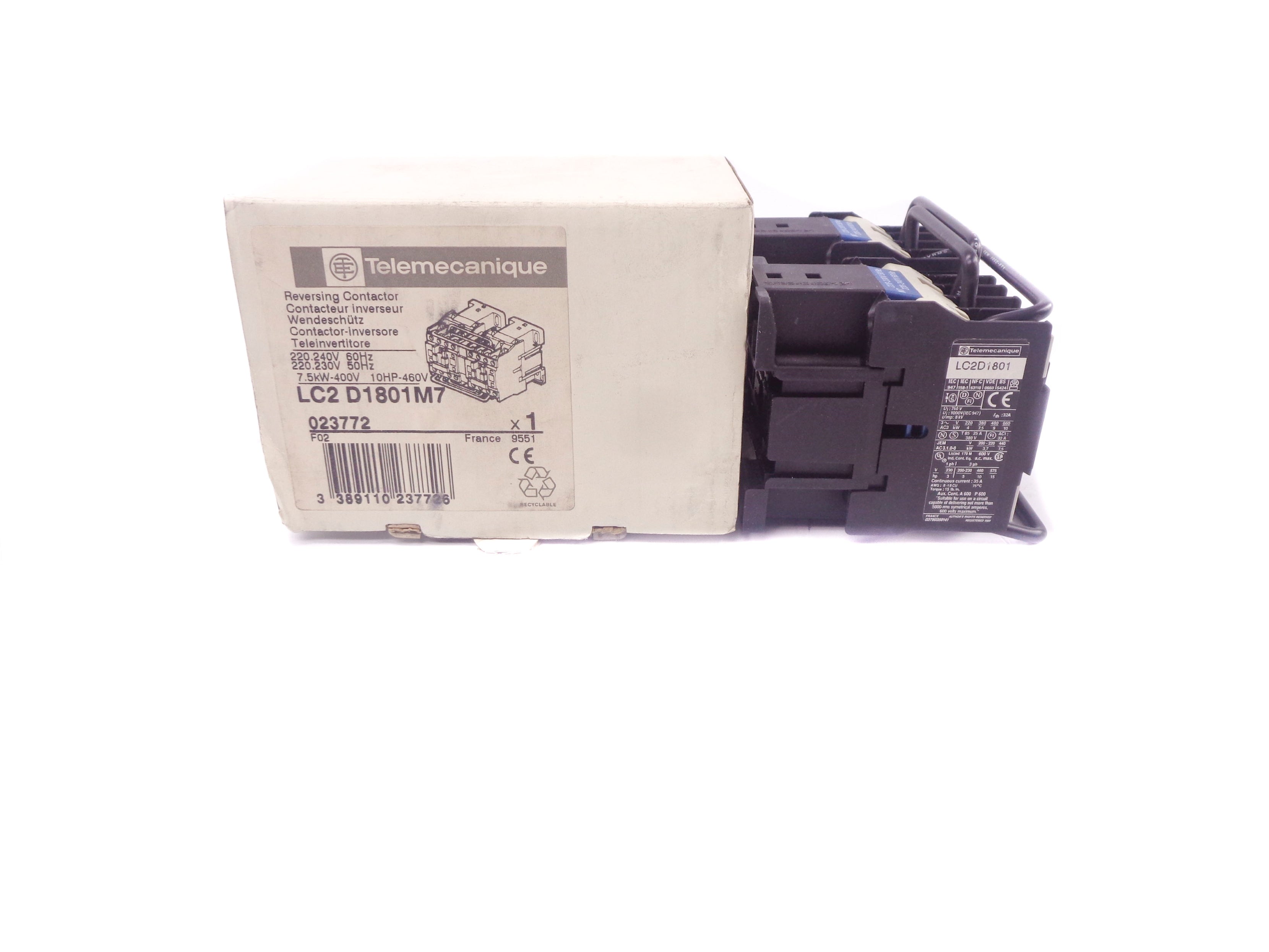 TELEMECANIQUE LC2D1801M7 220-240V NSMP