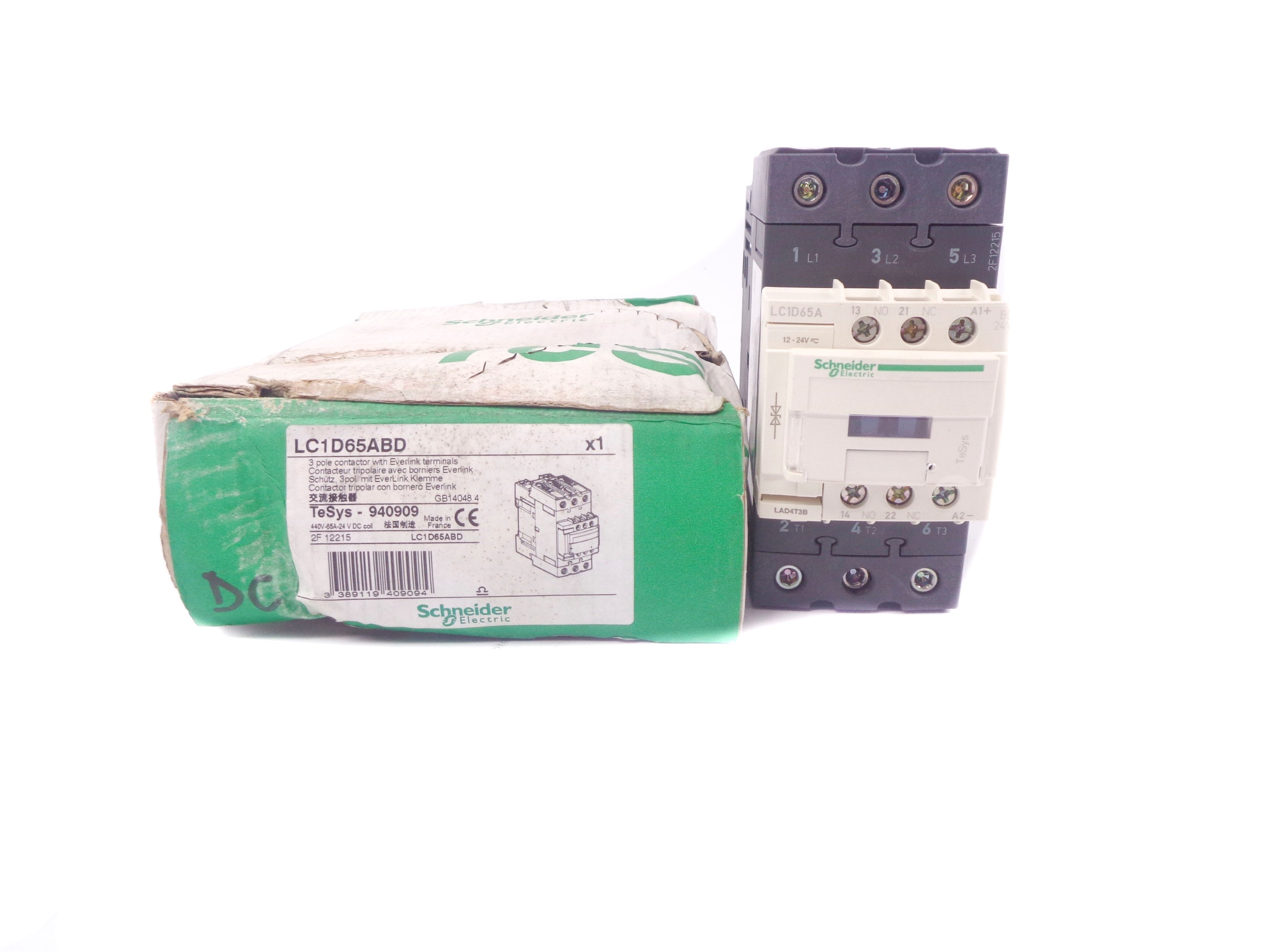 SCHNEIDER ELECTRIC LC1D65ABD 24V NSMP