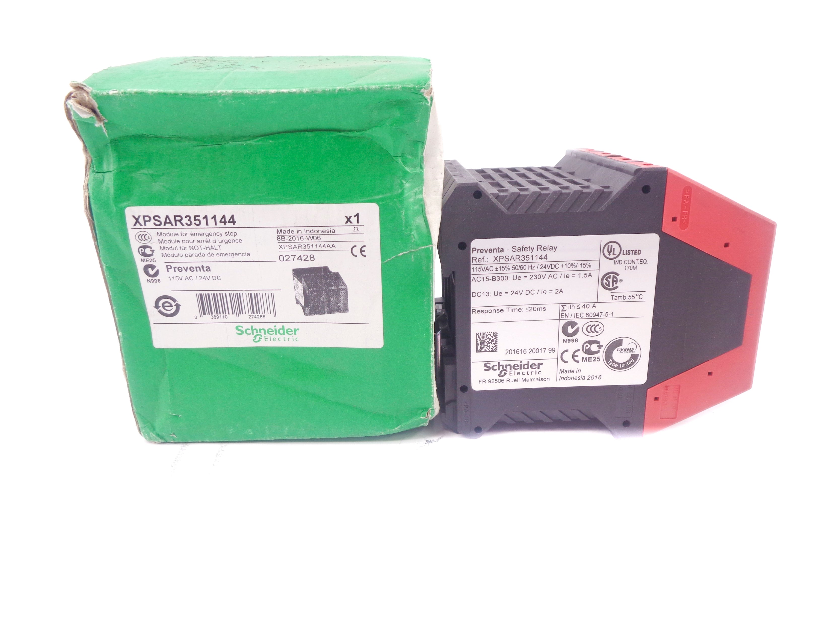 SCHNEIDER ELECTRIC XPSAR351144 230V NSMP