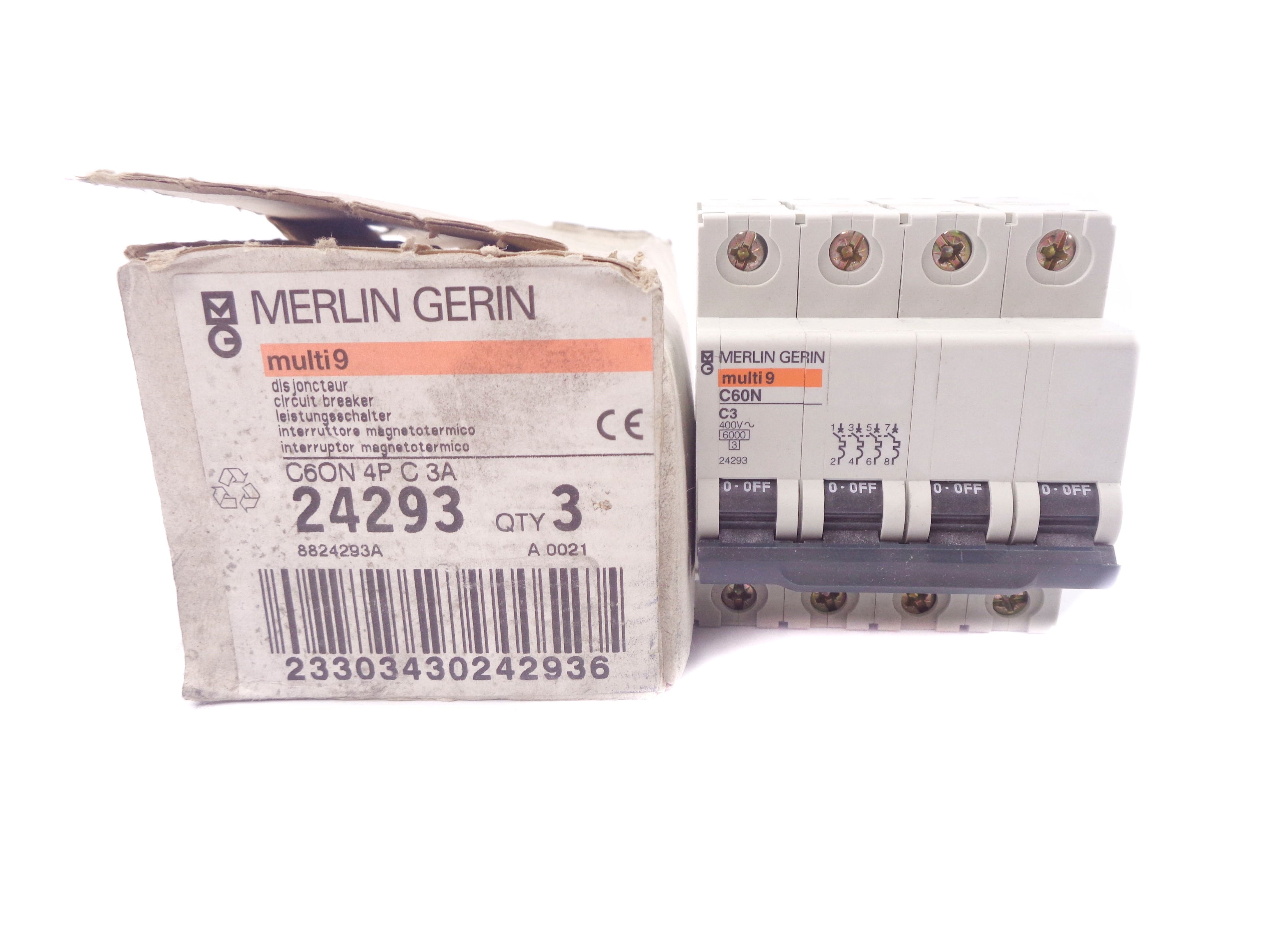 MERLIN GERIN 24293 400V 3A (PKG OF 3) NSMP