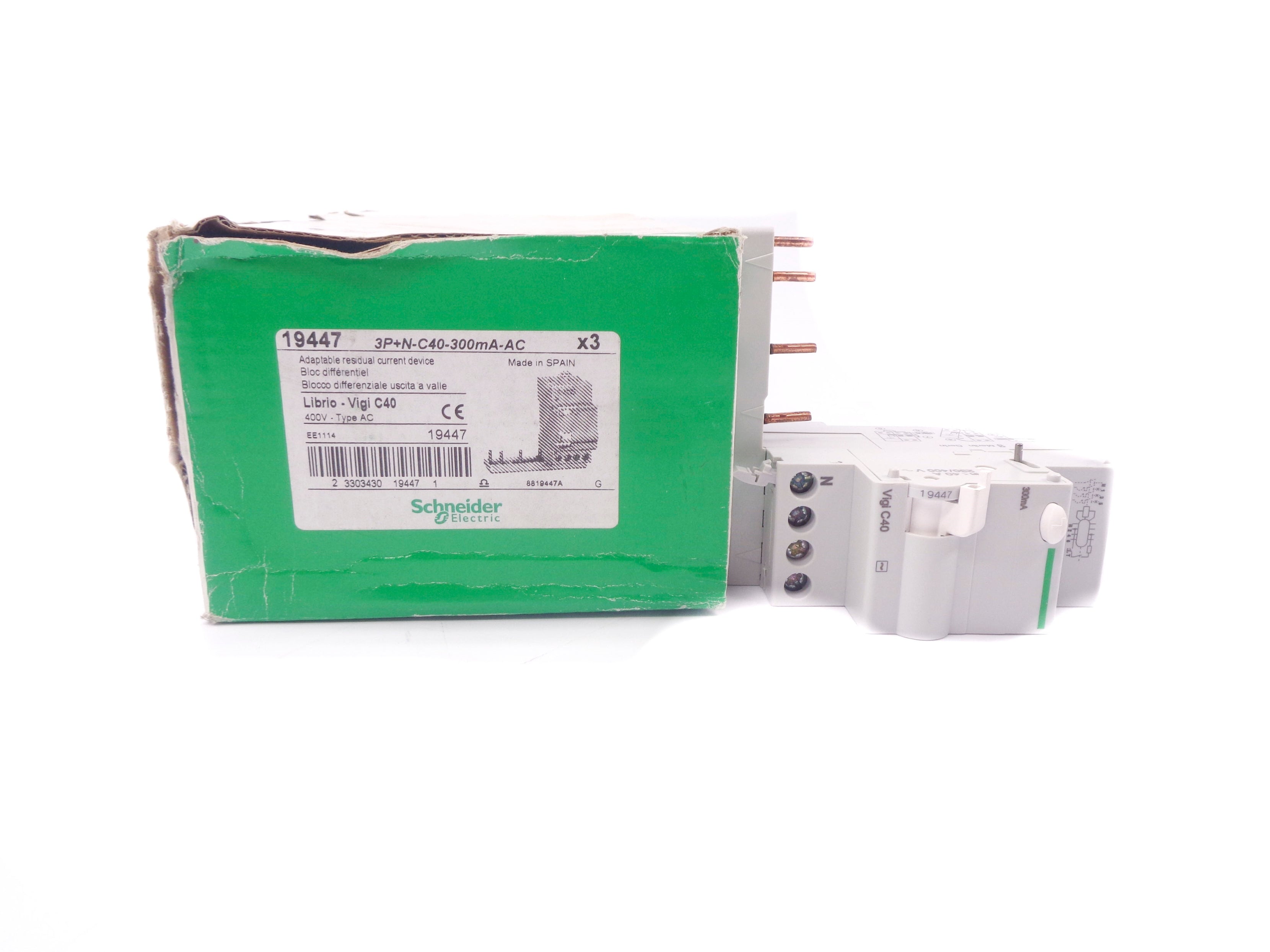 SCHNEIDER ELECTRIC 19447 400V (PKG OF 3) NSMP