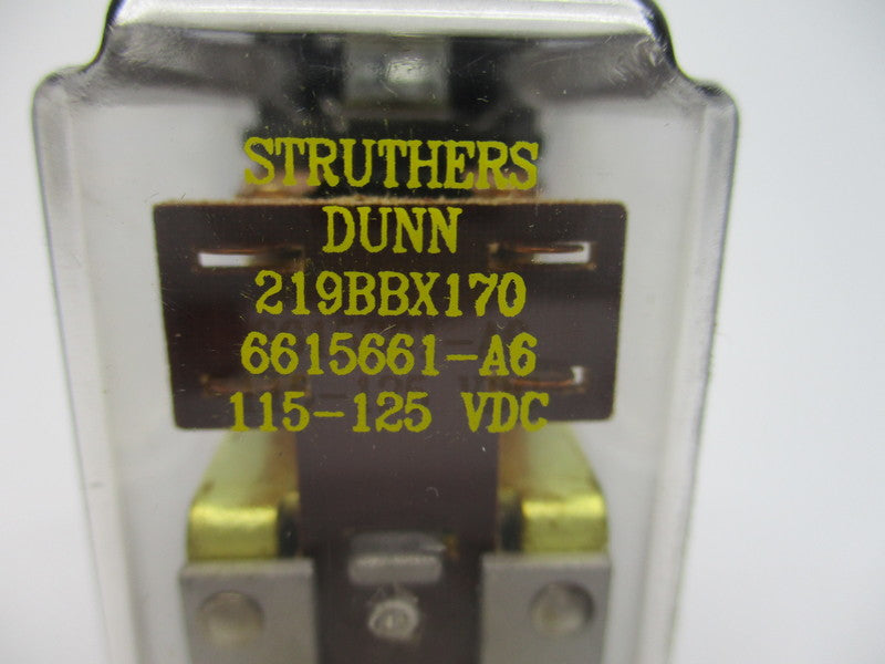 STRUTHERS DUNN 219BBX170 115-125VDC UNMP