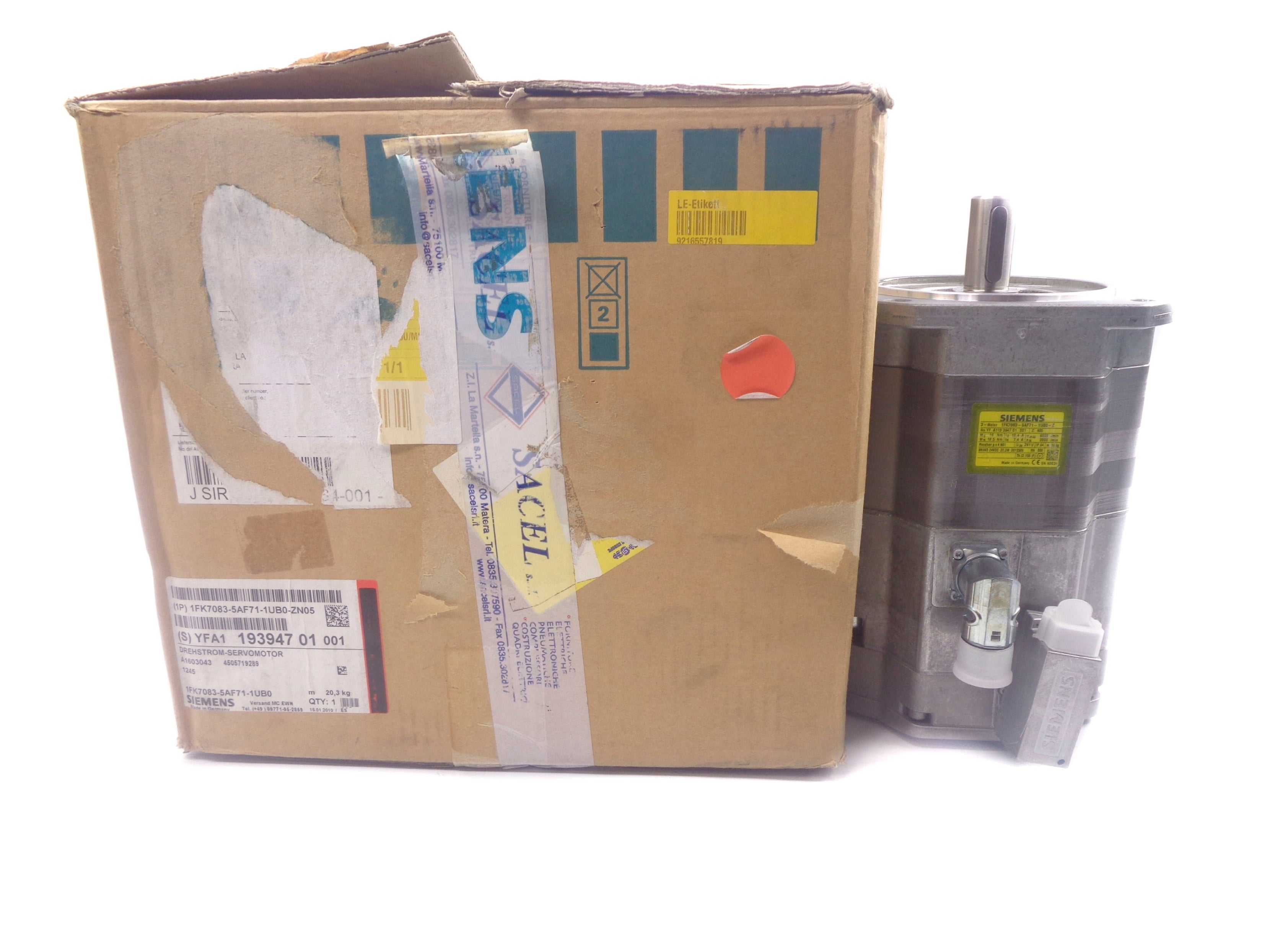 SIEMENS 1FK7083-5AF71-1UB0 NSMP