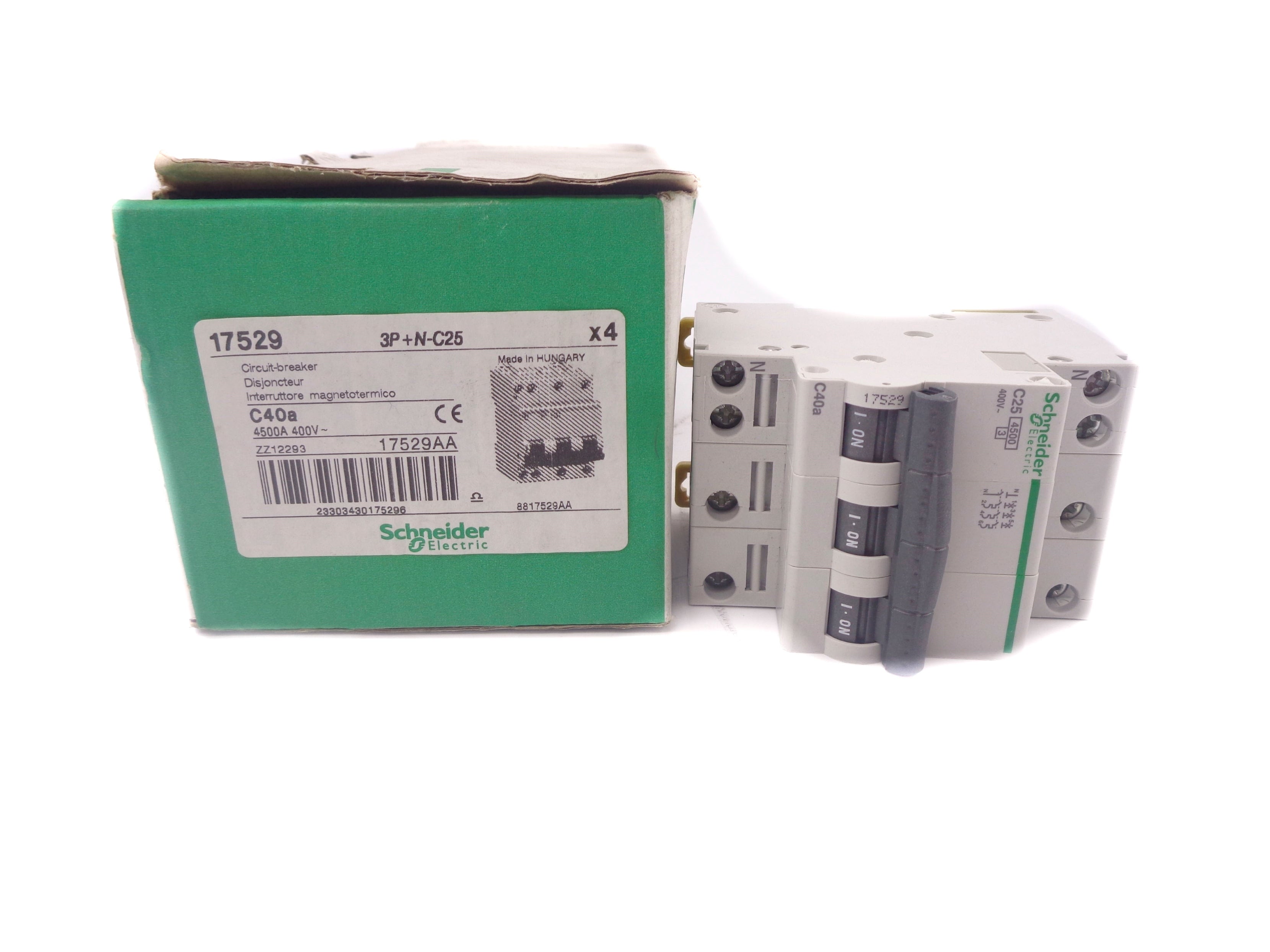 SCHNEIDER ELECTRIC 17529 40A 400V (PKG OF 4) NSMP
