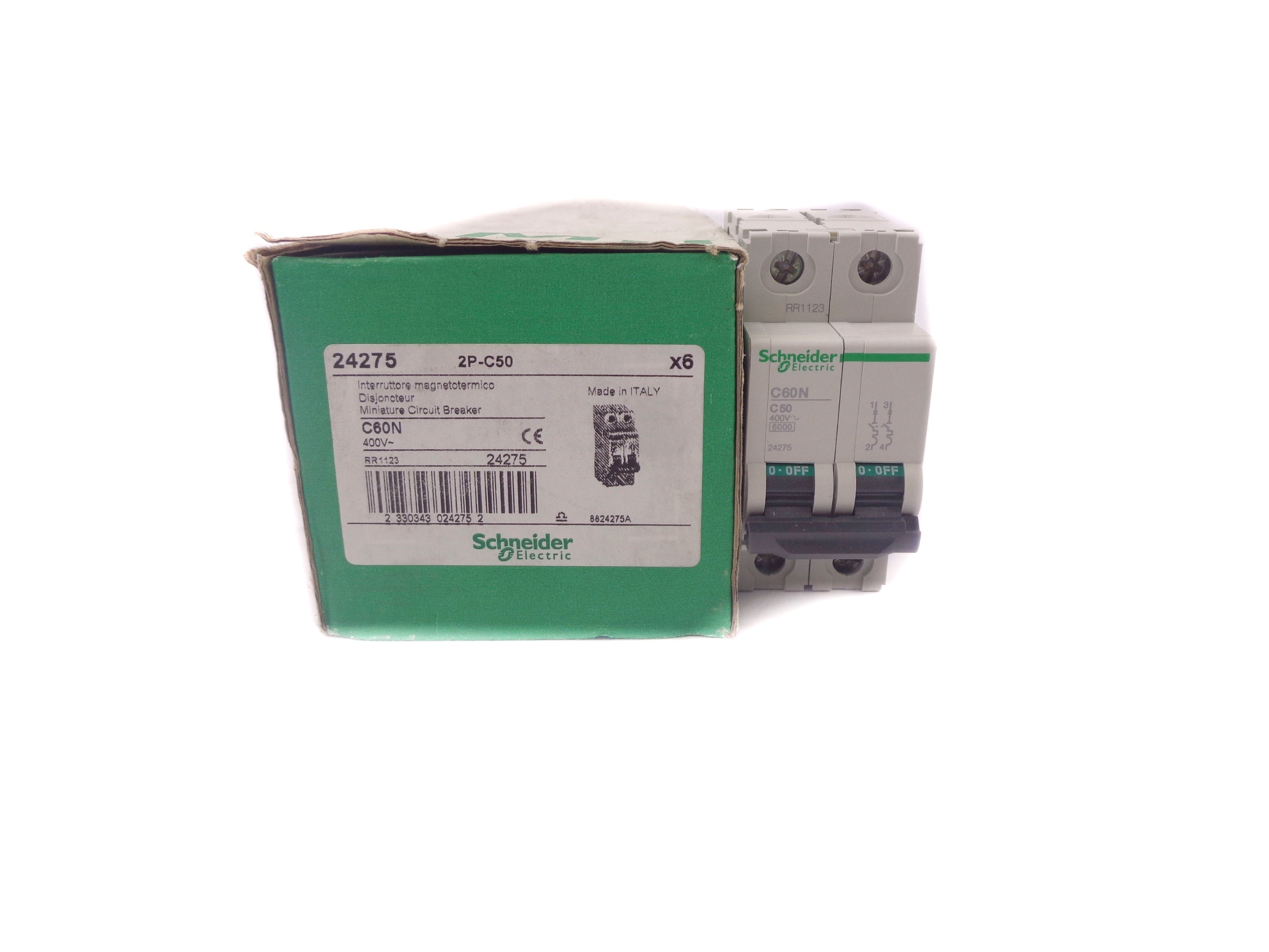 SCHNEIDER ELECTRIC 24275 60A 400V (PKG OF 6) NSMP