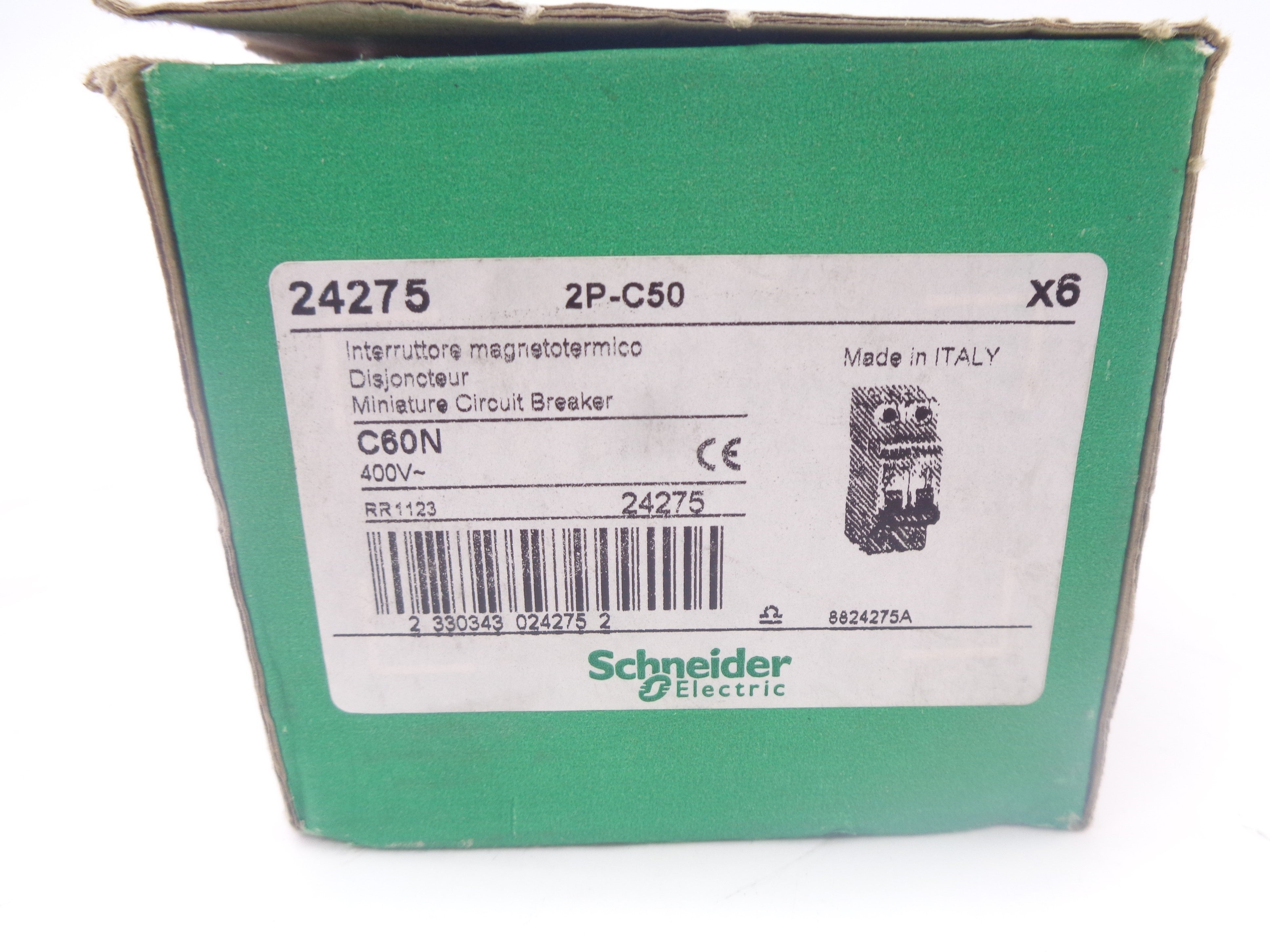 SCHNEIDER ELECTRIC 24275 60A 400V (PKG OF 6) NSMP
