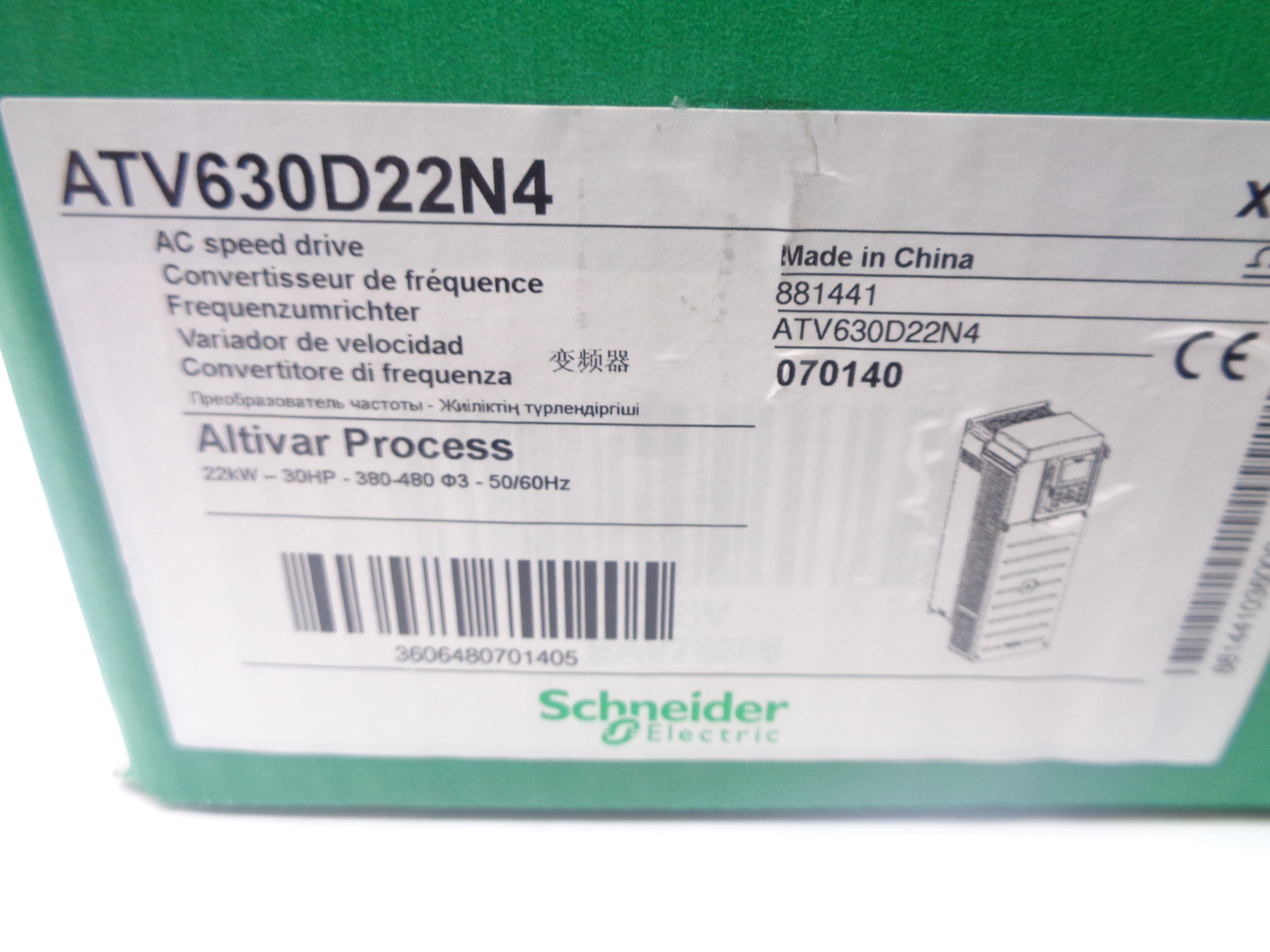 SCHNEIDER ELECTRIC ATV630D22N4 NSMP