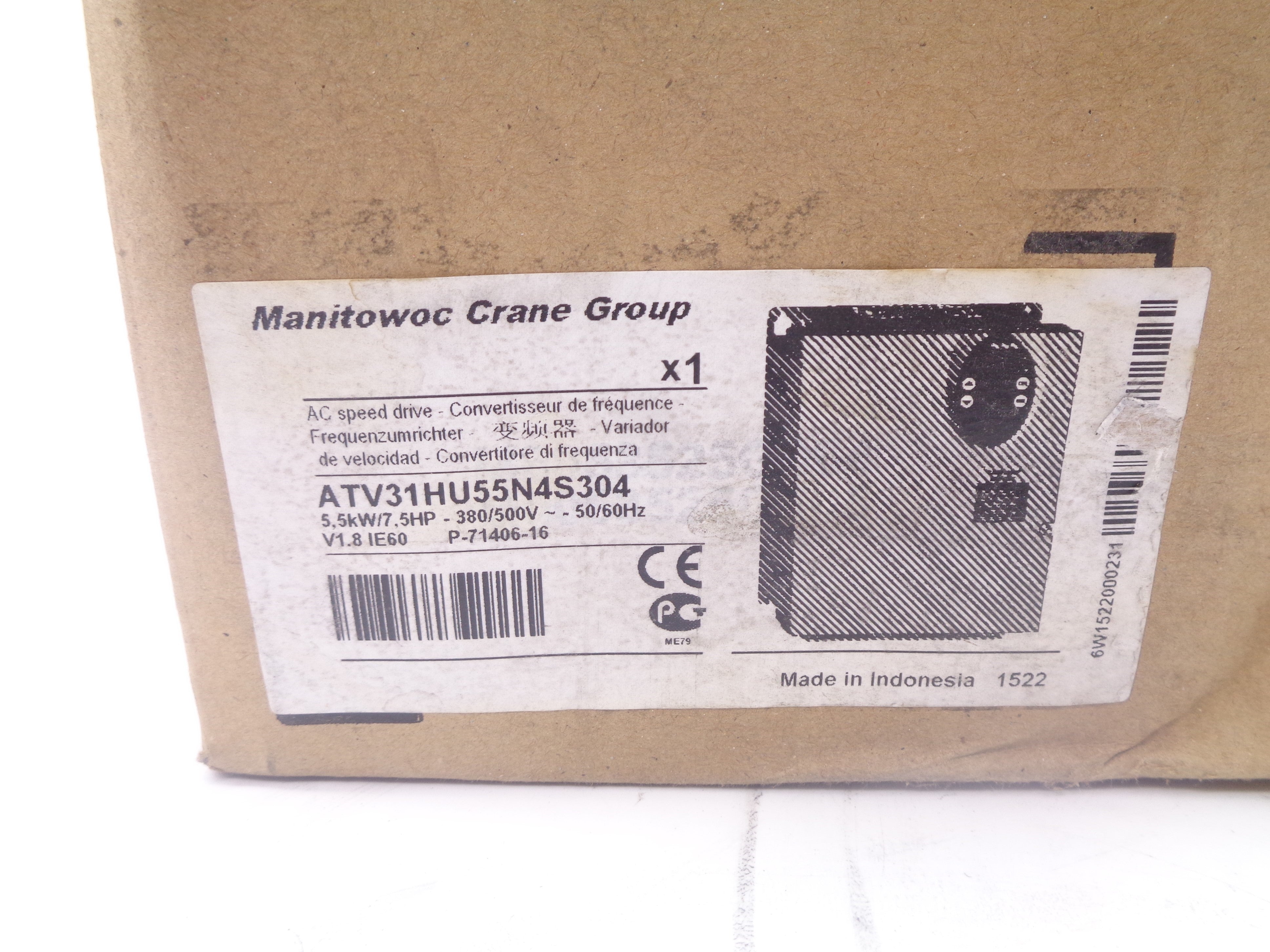 SCHNEIDER ELECTRIC ATV31HU55N4S304 NSMP