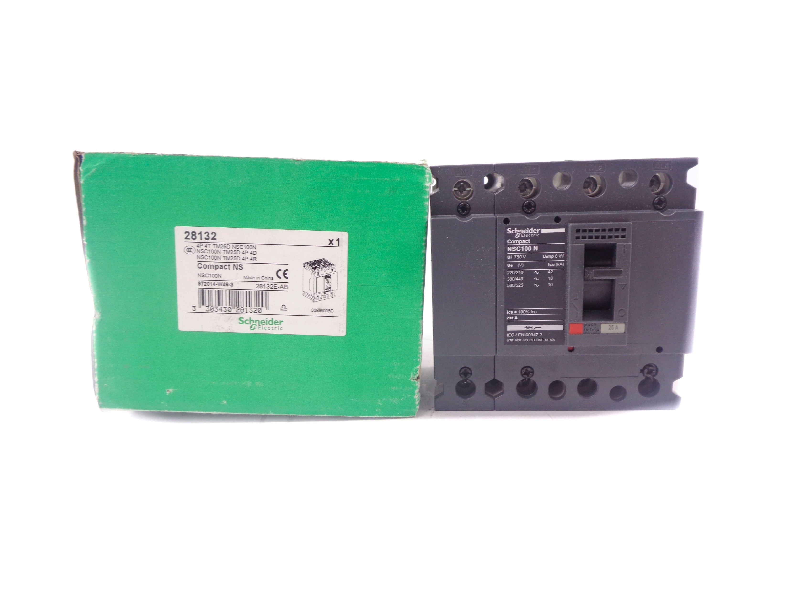 SCHNEIDER ELECTRIC NSC100N 25A 575V NSMP
