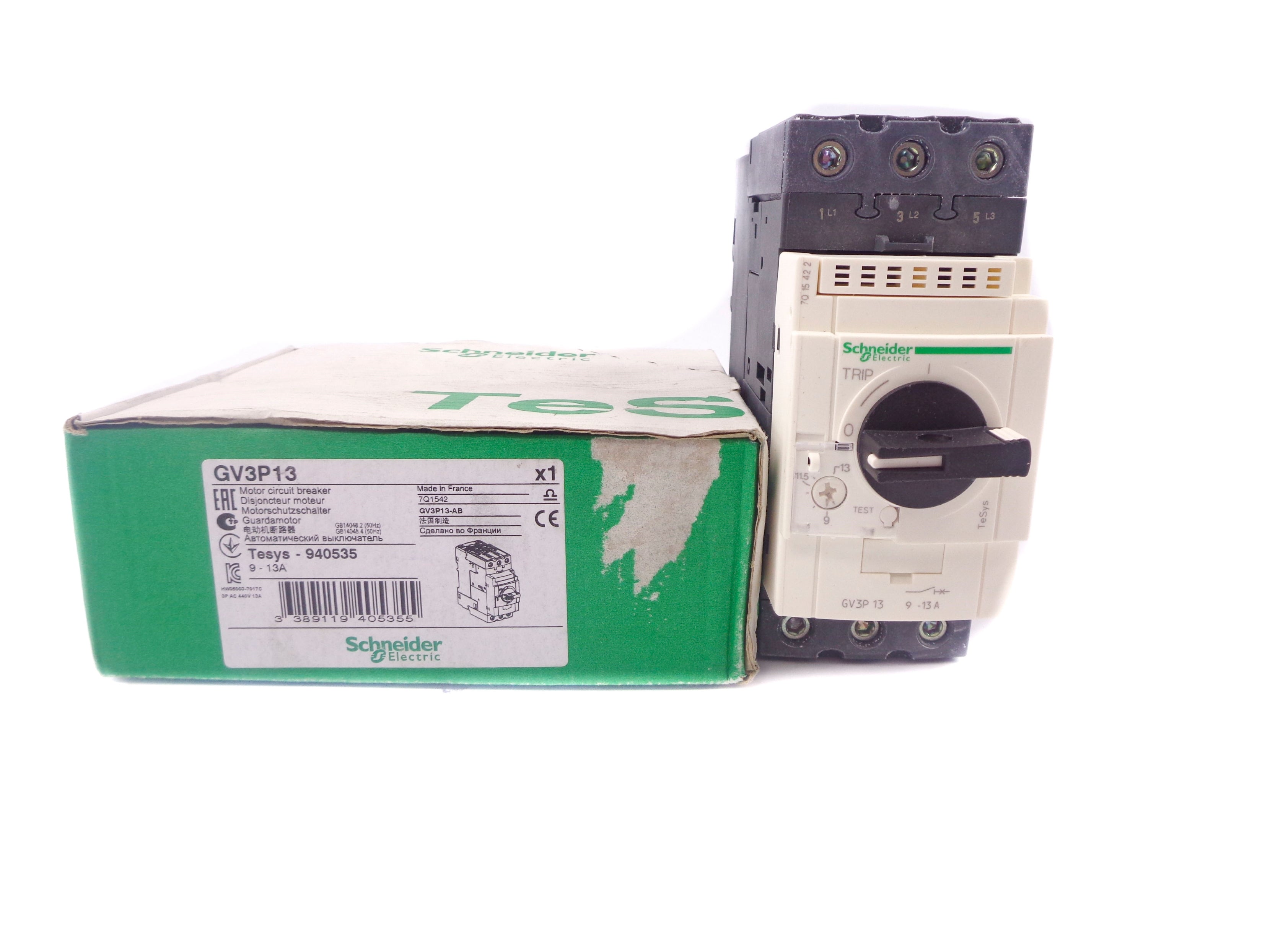 SCHNEIDER ELECTRIC GV3P13 9-13A NSMP