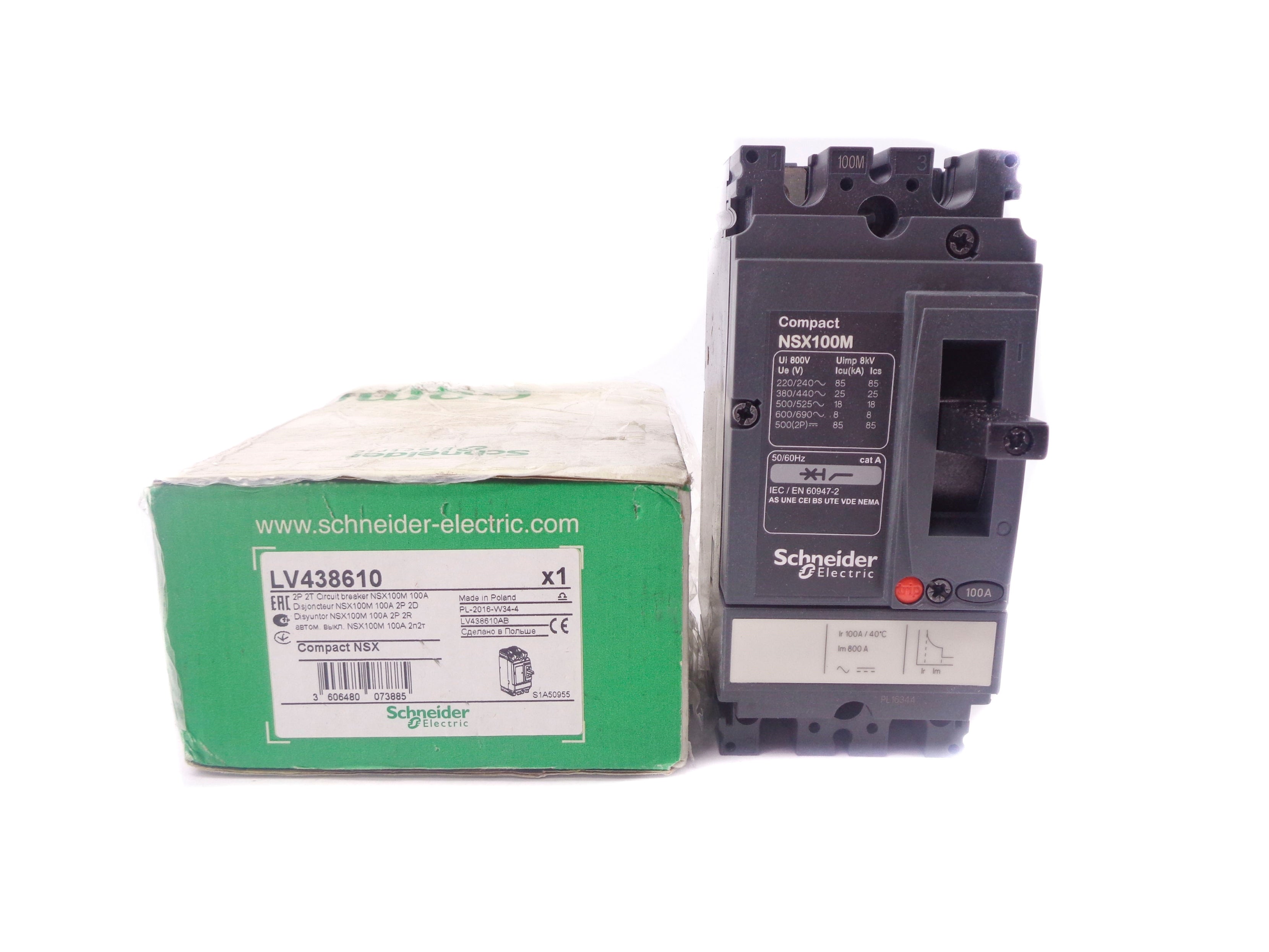 SCHNEIDER ELECTRIC LV438610 100A 500V NSMP