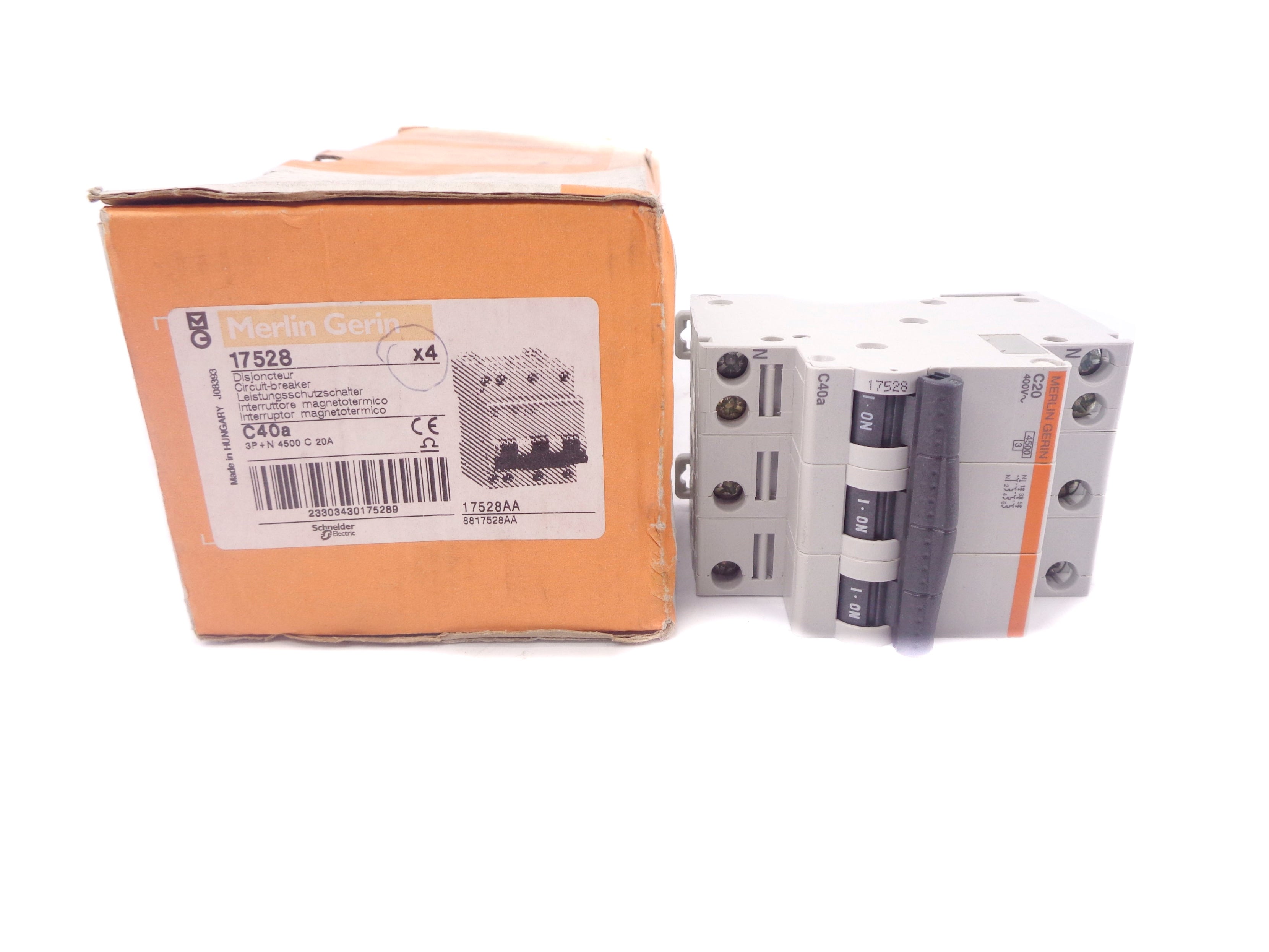 MERLIN GERIN 17528 20A (PKG OF 4) NSMP