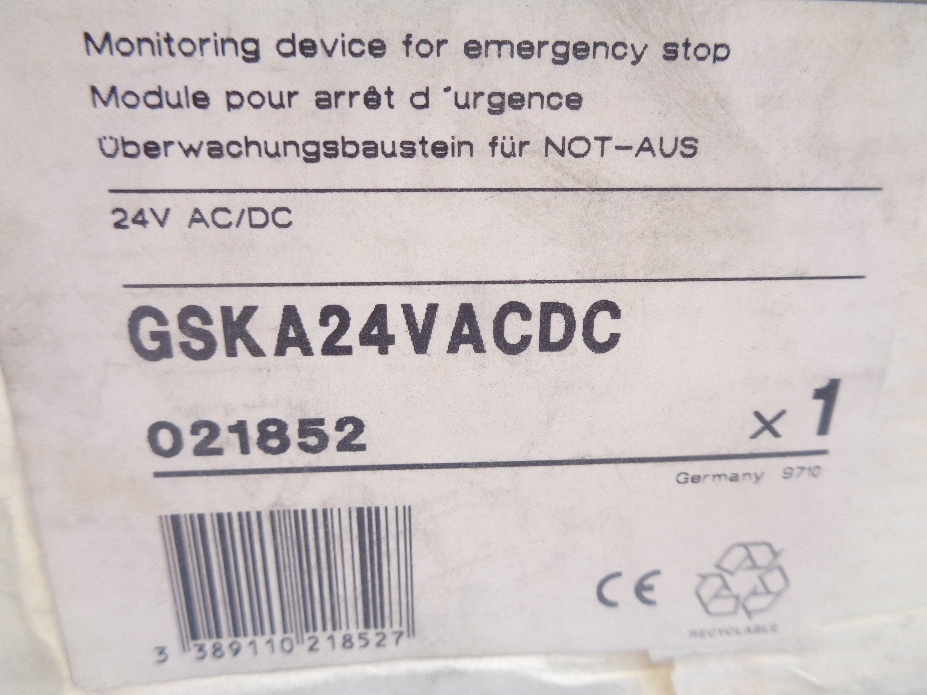 TELEMECANIQUE GSKA24VACDC 24V NSMP