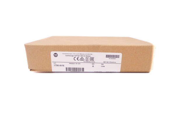 ALLEN BRADLEY 1756-IA16 SER. A F/W 3.004 DATE: 2016 NSFS