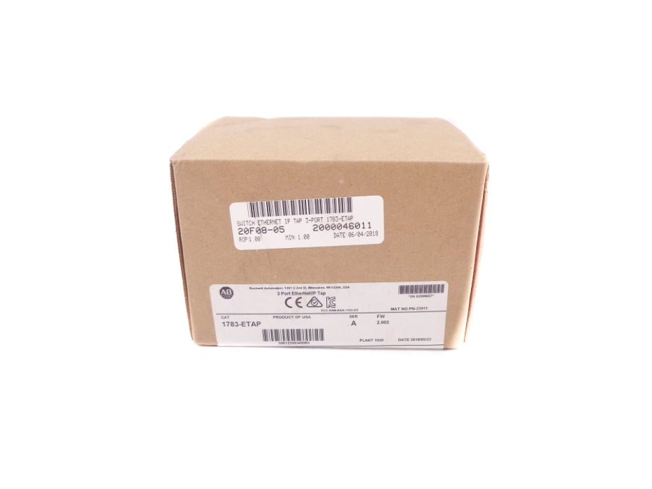 ALLEN BRADLEY 1783-ETAP SER. A F/W 2.002 DATE: 2018 NSFS