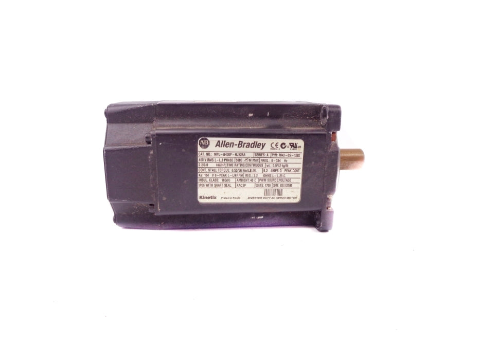 ALLEN BRADLEY MPL-B430P-HJ22AA SER. A UNMP
