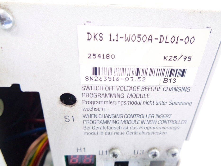 INDRAMAT DKS1.1-W050A-DL01-00 (AS PICTURED) UNMP
