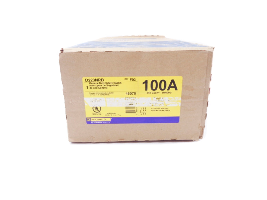SQUARE D D223NRB SER. F03 NSFS