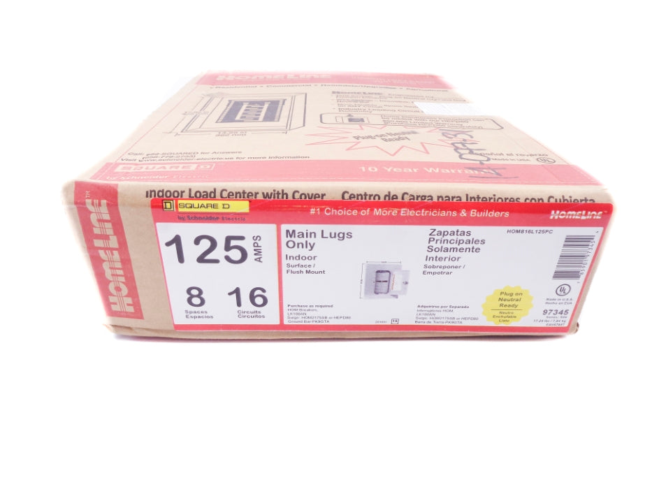 SQUARE D HOM816L125PC SER. S04 NSFS