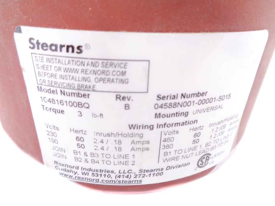 STEARNS 104816100BQ UNMP