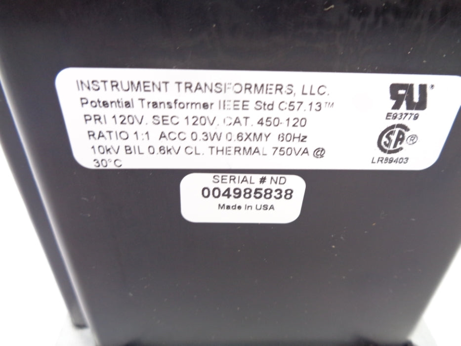 INSTRUMENT TRANSFORMERS 450-120 NSNP