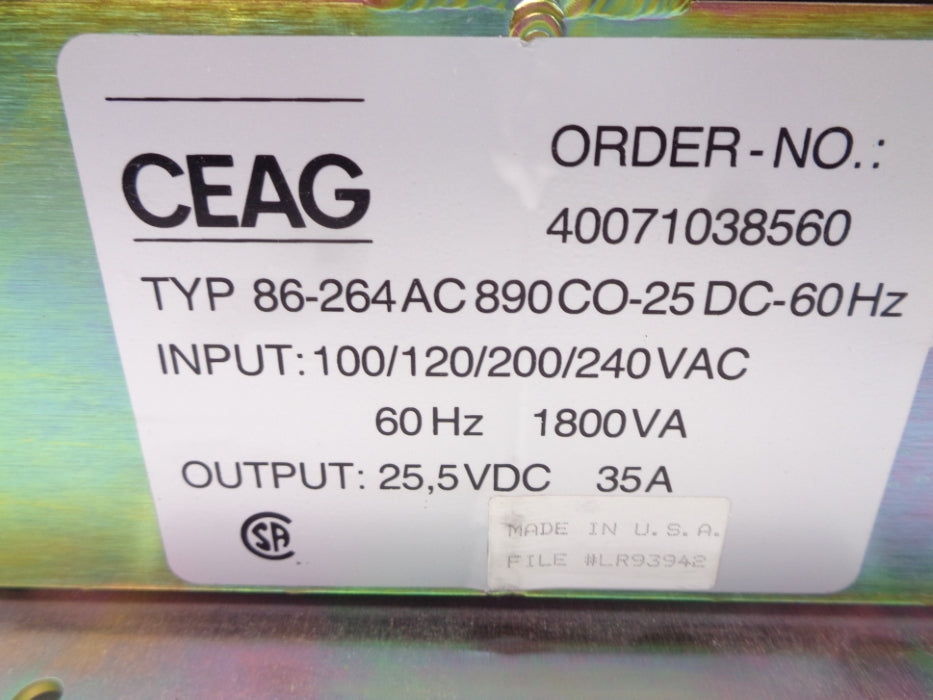 CEAG 86-264AC890CO-25DC NSNP