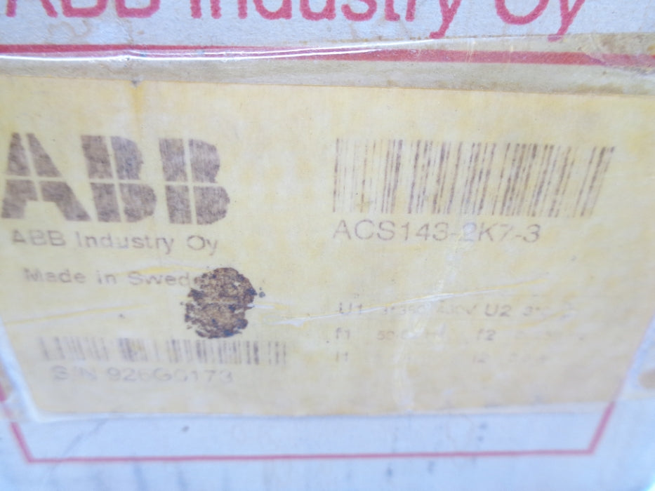 ABB ACS143-2K7-3 NSMP