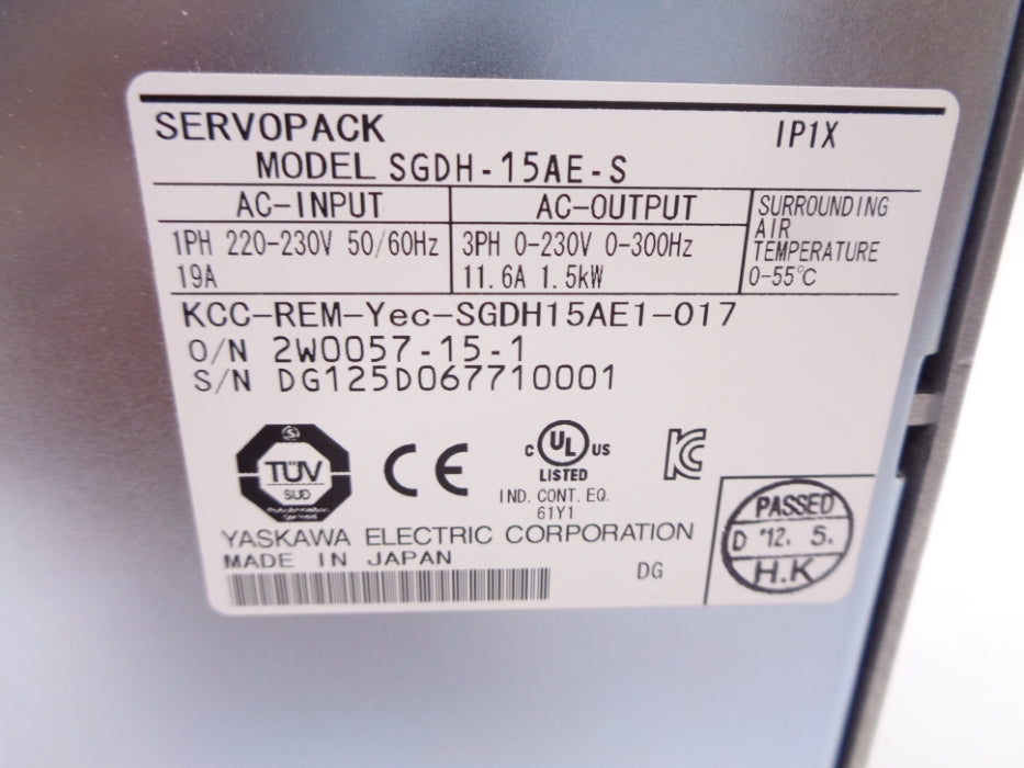 YASKAWA SGDH-15AE-S NSNP